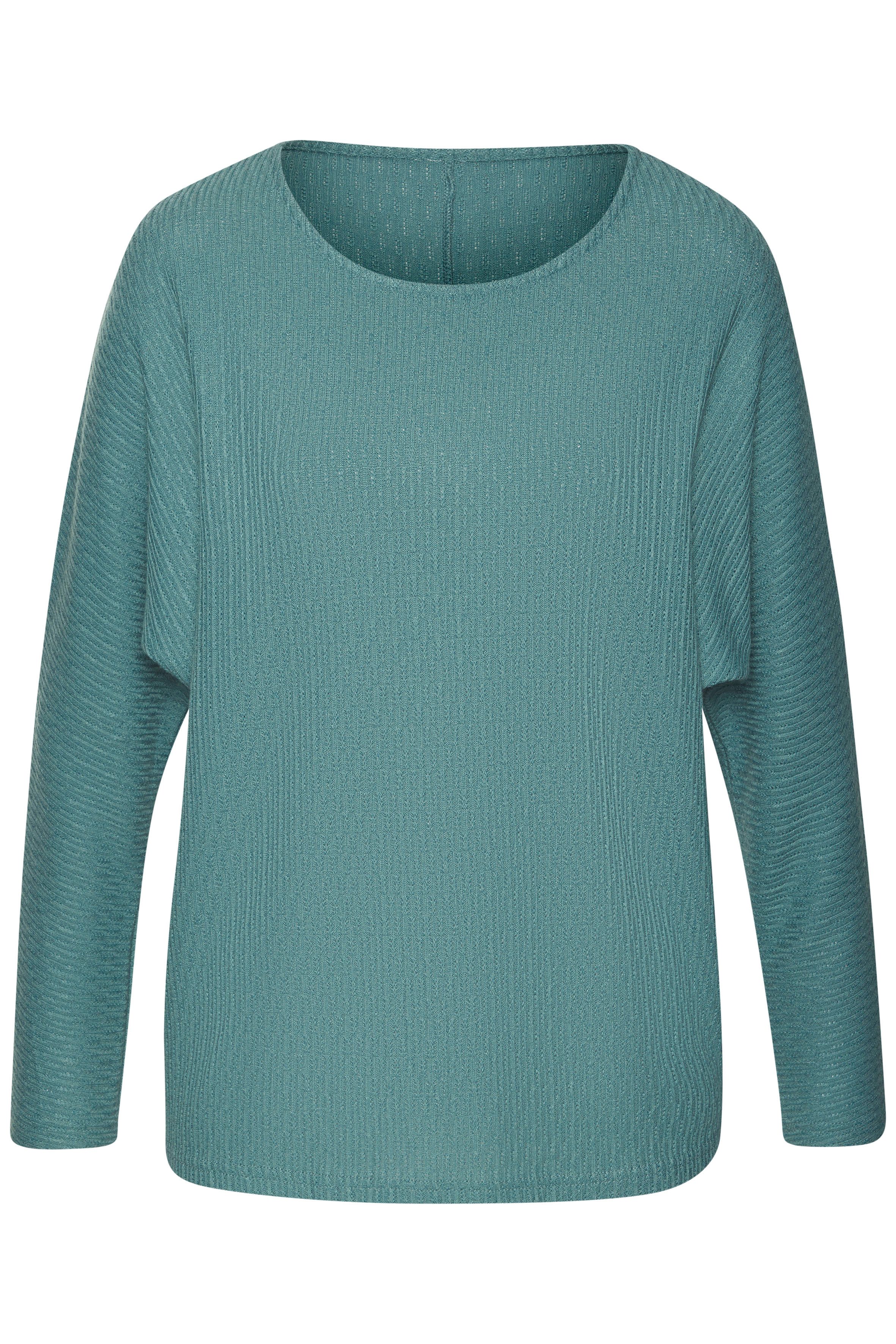 Vivance Shirt met lange mouwen In modieuze structuur-look van onderhoudsvriendelijke breikwaliteit met viscose (Set van 2)