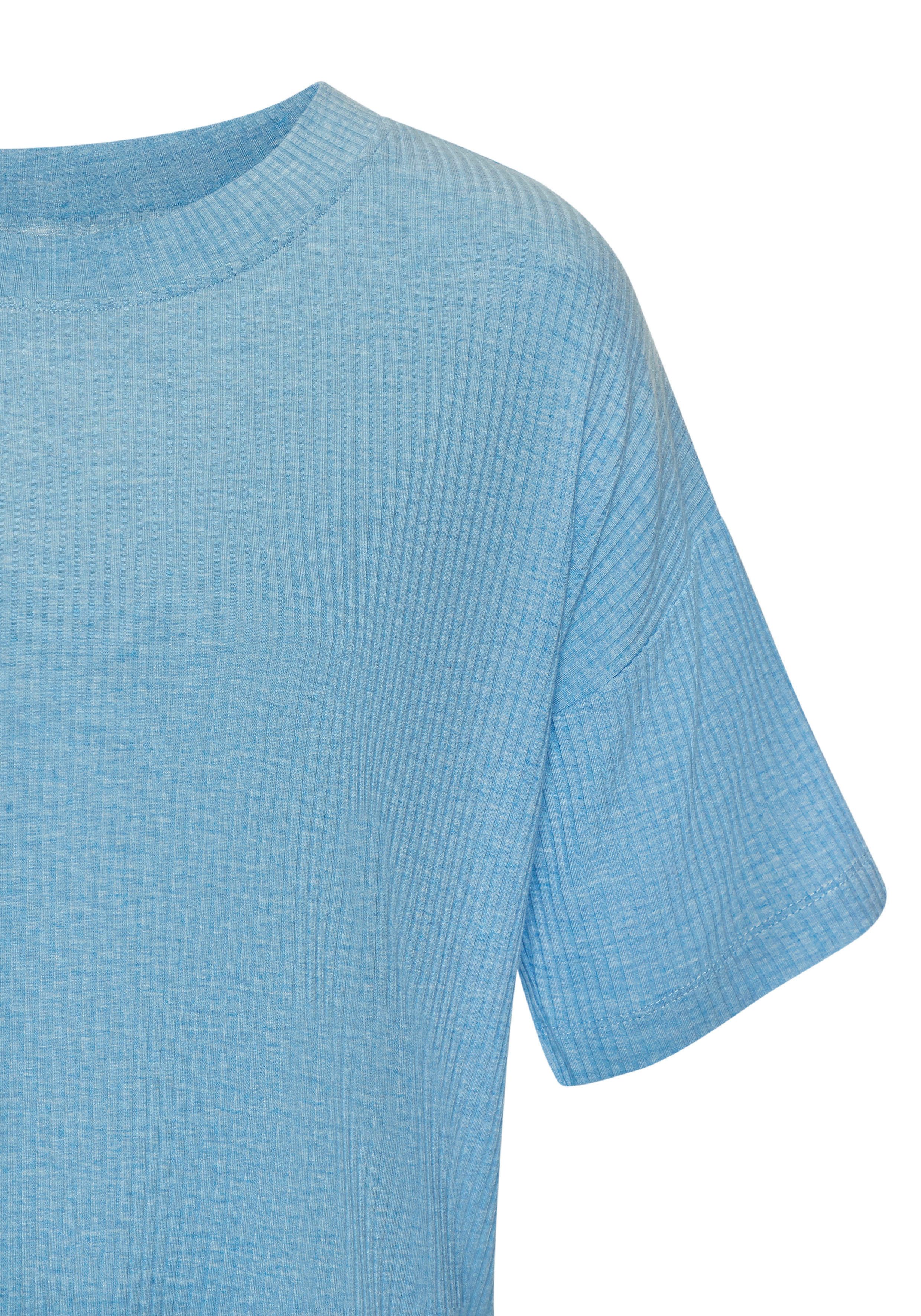 s.Oliver RED LABEL Beachwear Pyjama top elastisch ribmateriaal