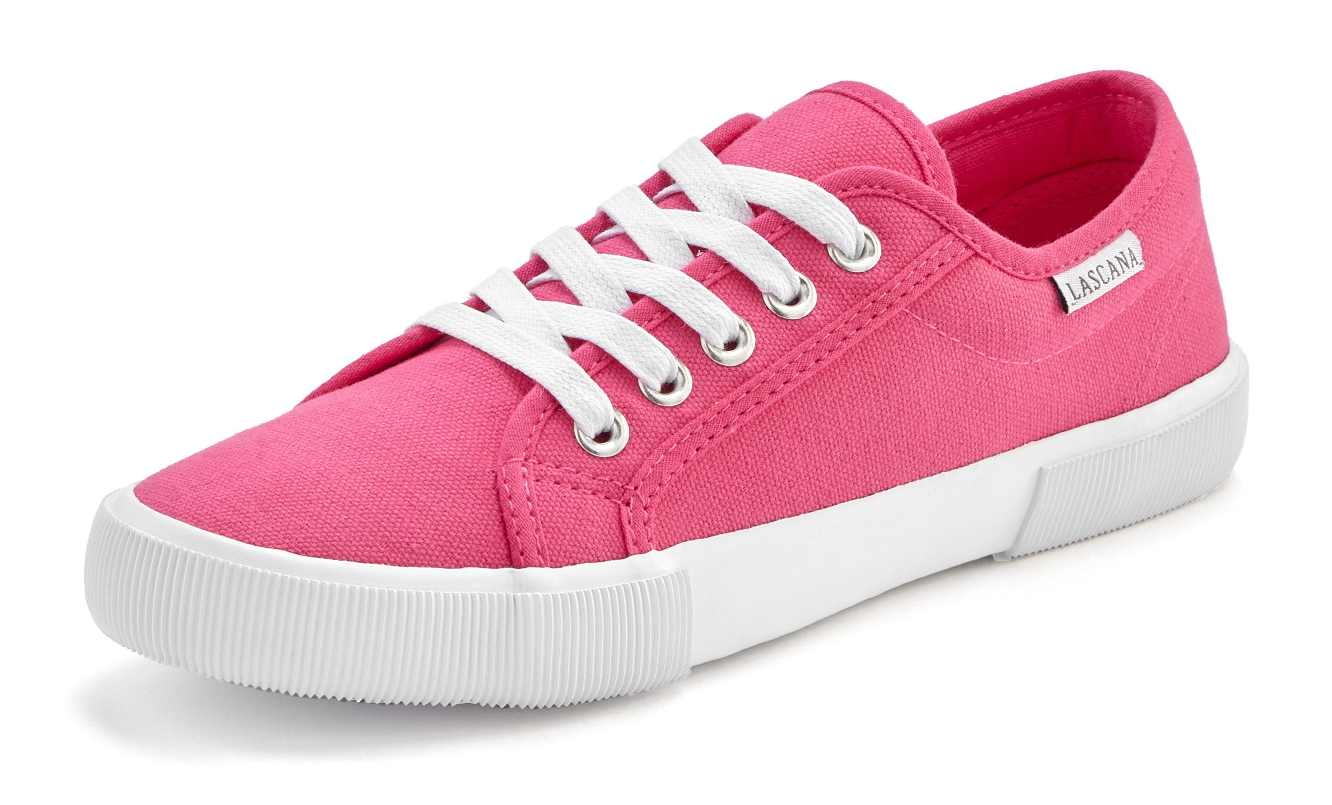 Lascana Sneakers van textiel, veterschoen, vrijetijdsschoen