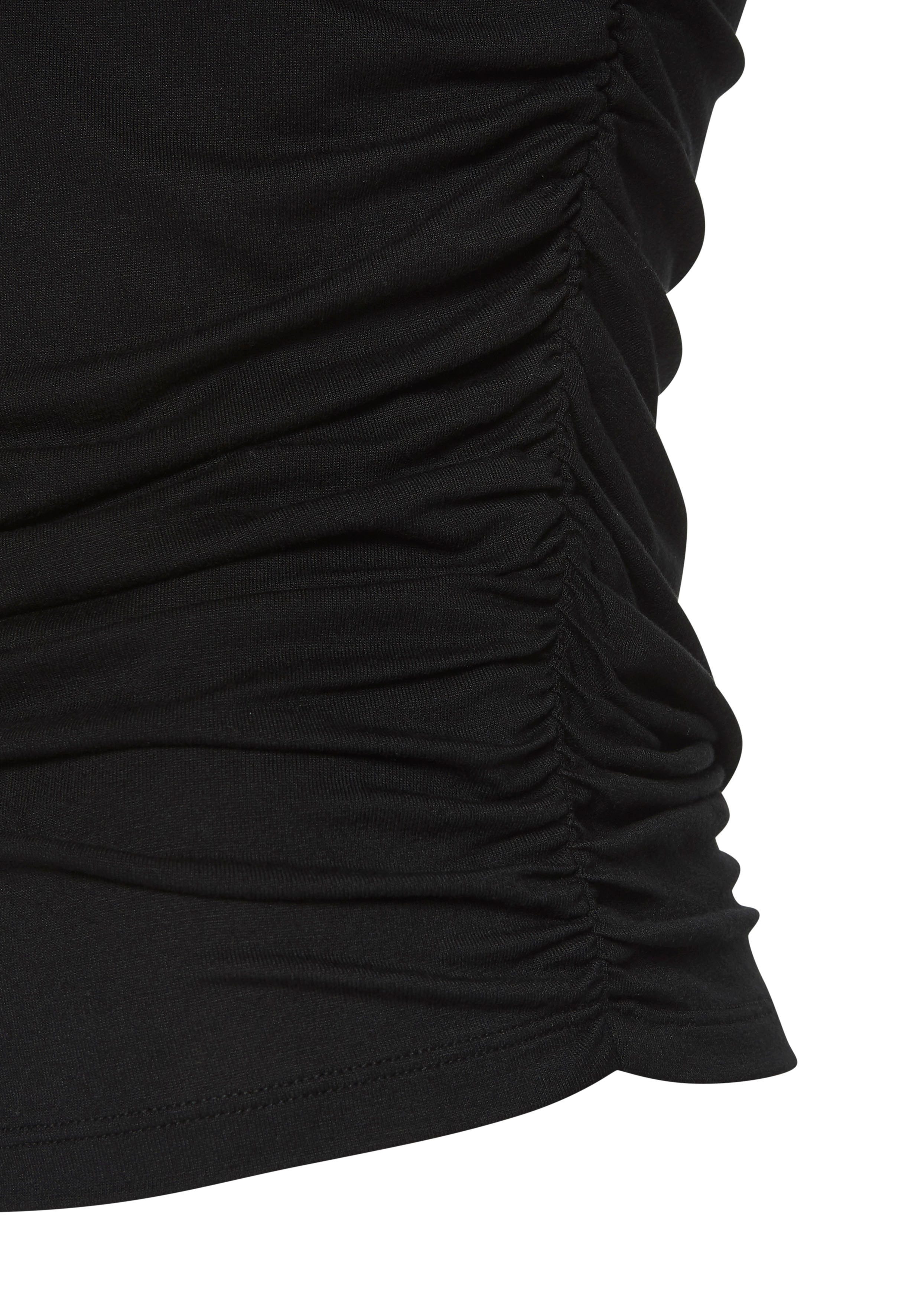 Buffalo T-shirt met zijraffing, jersey shirt, basic