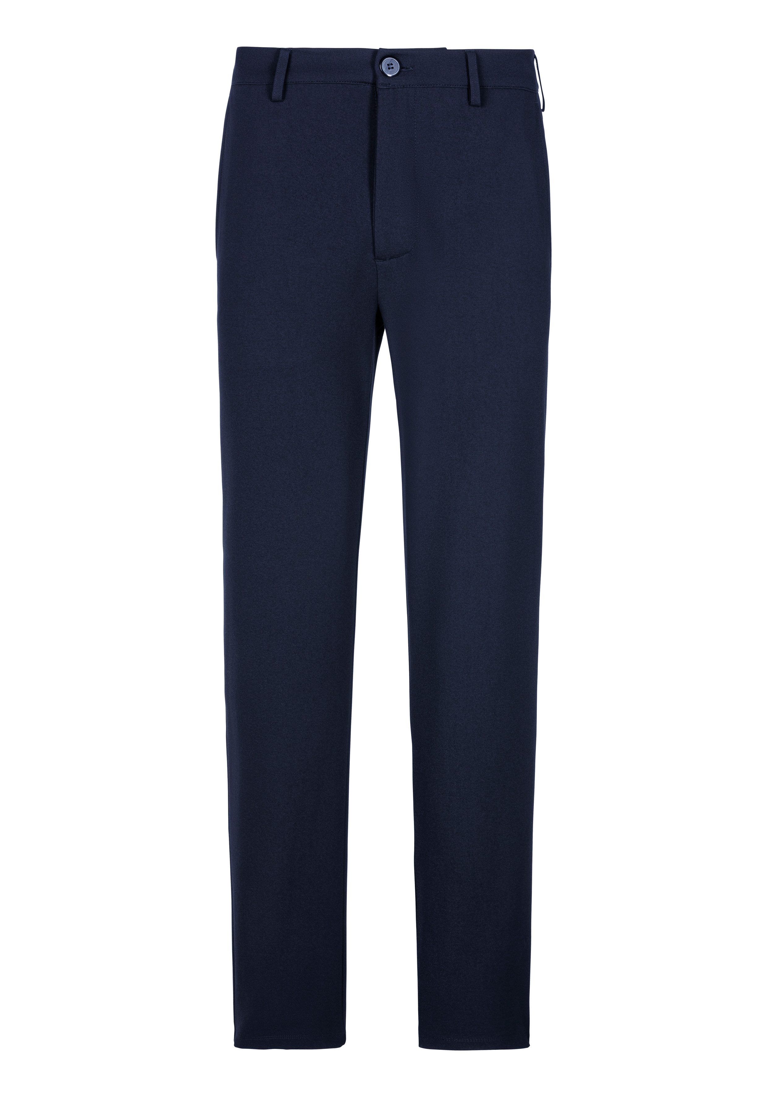 John Devin Stretchbroek Regular fit comfortabele broek van elastisch materiaal heren maat 32 blauw