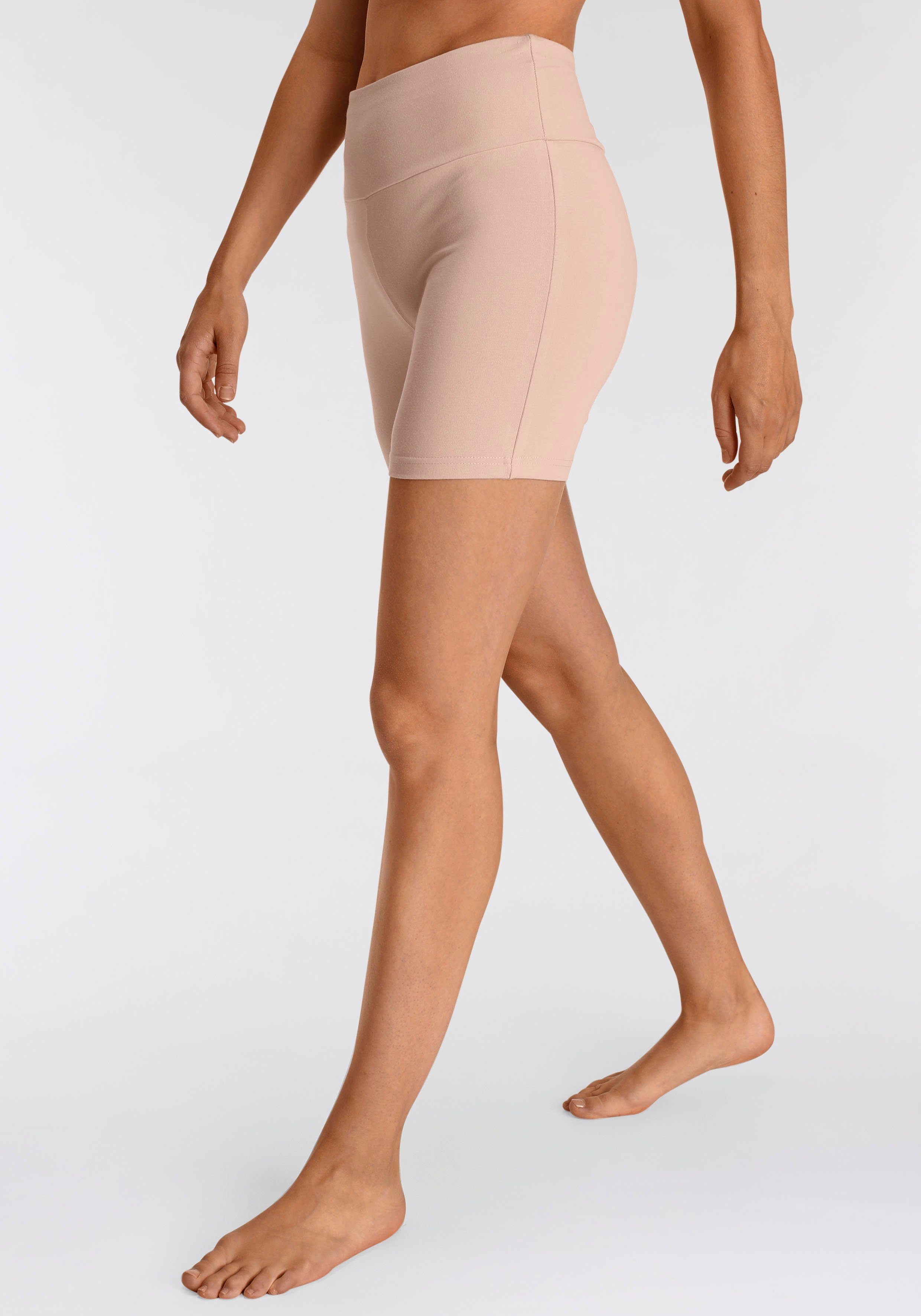 Lascana Short met brede boord en logoprint
