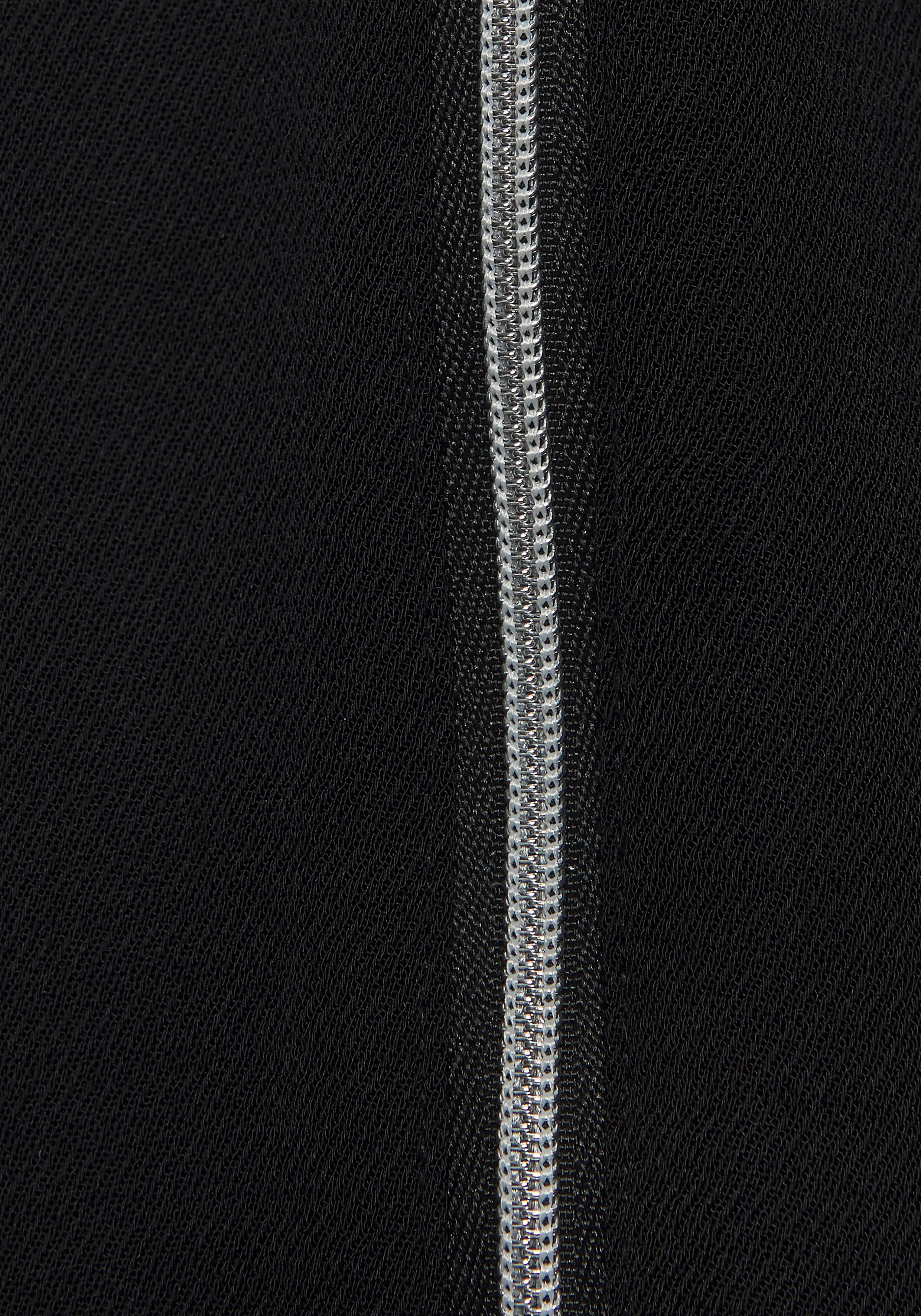 Lascana Blouse met lange mouwen met ritsdetail, elegante damesblouse