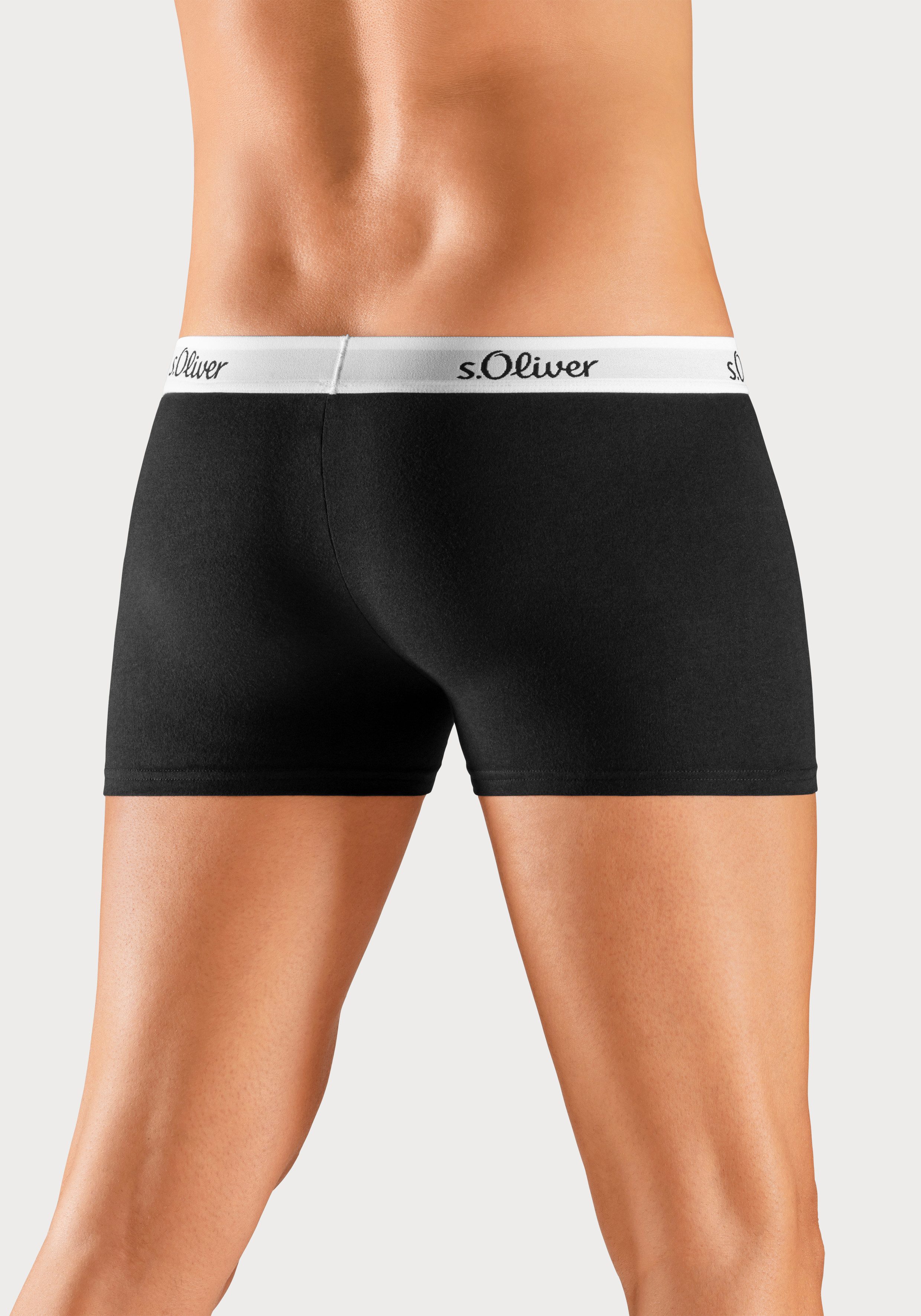 s.Oliver RED LABEL Beachwear Boxershort voor heren klassieke basis voor elke garderobe (3 stuks)