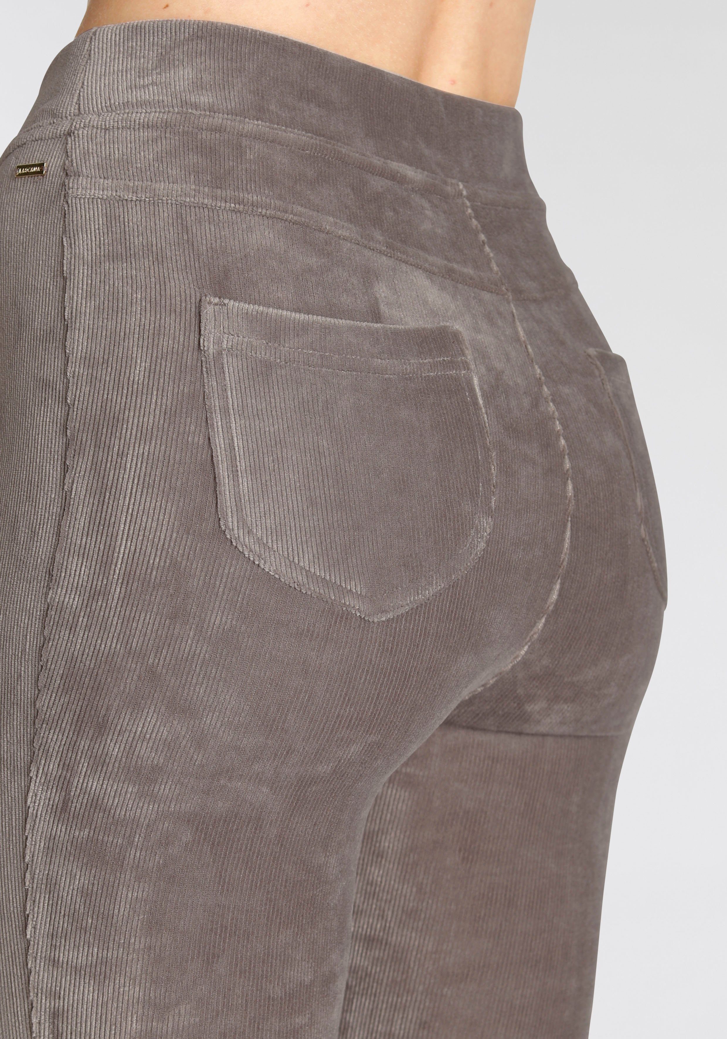 Lascana Jazzpants uit zacht materiaal in cordlook, loungewear