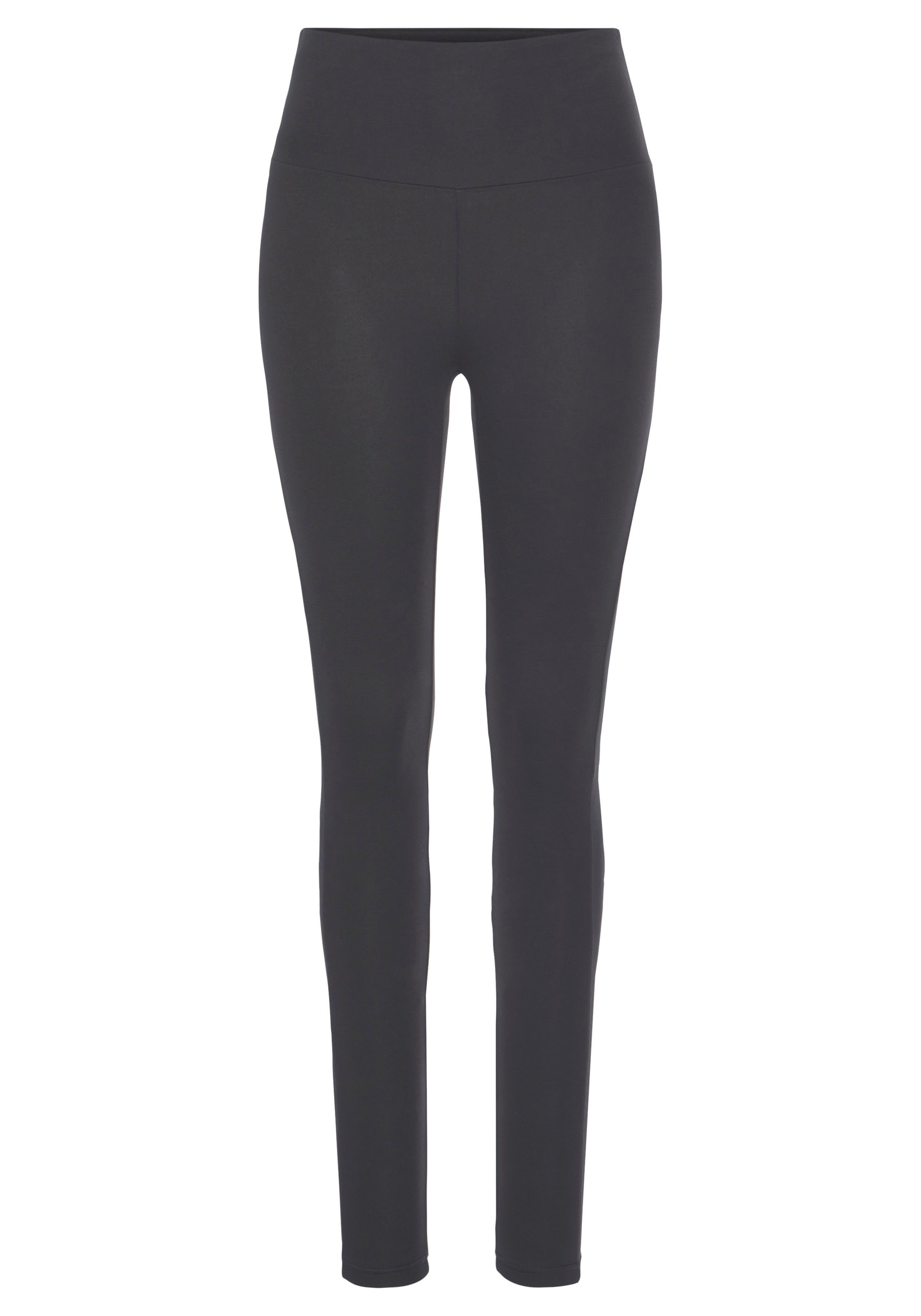 Lascana Legging met brede boord, loungewear