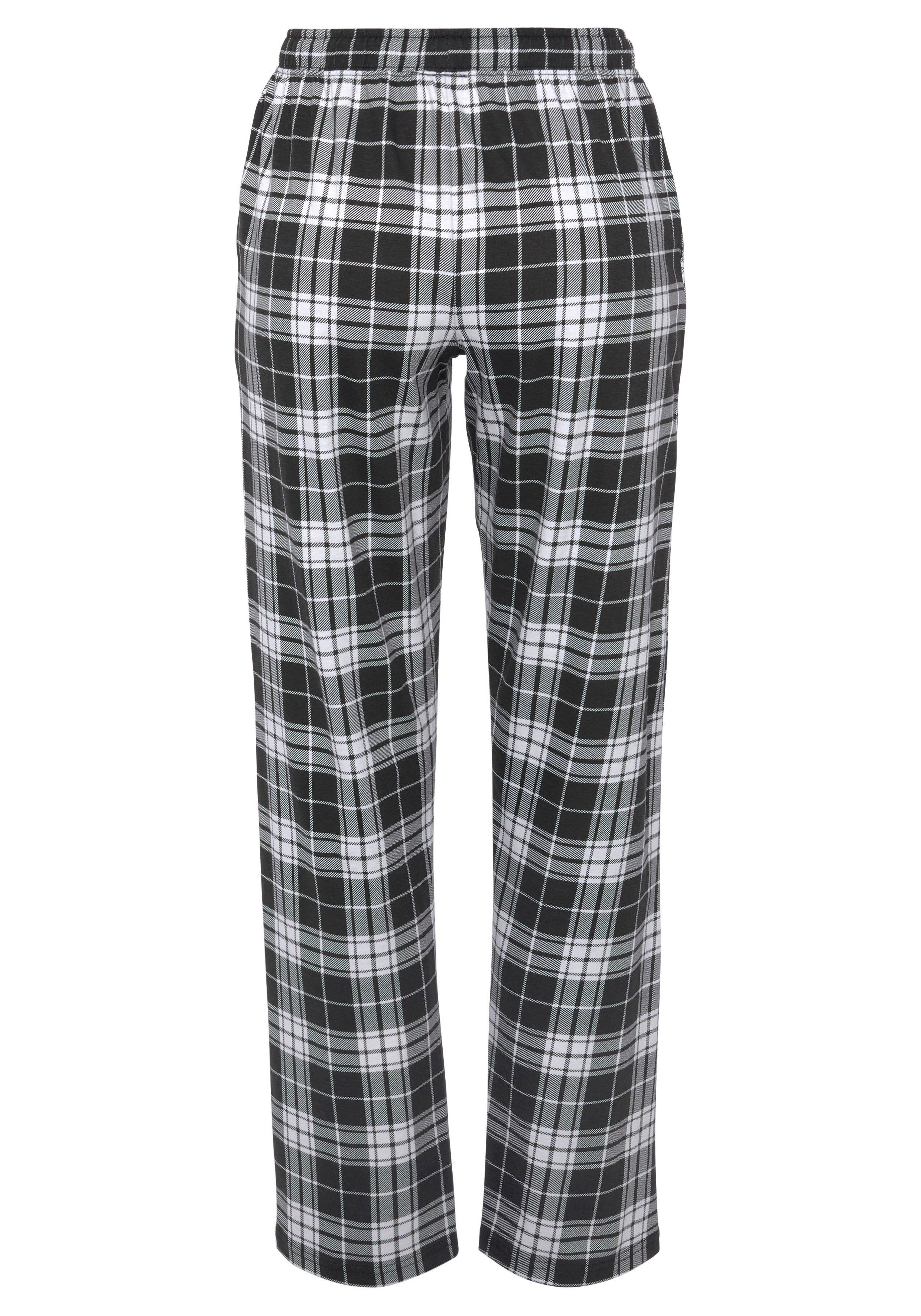 Vivance Dreams Pyjamabroek met zwart-wit print