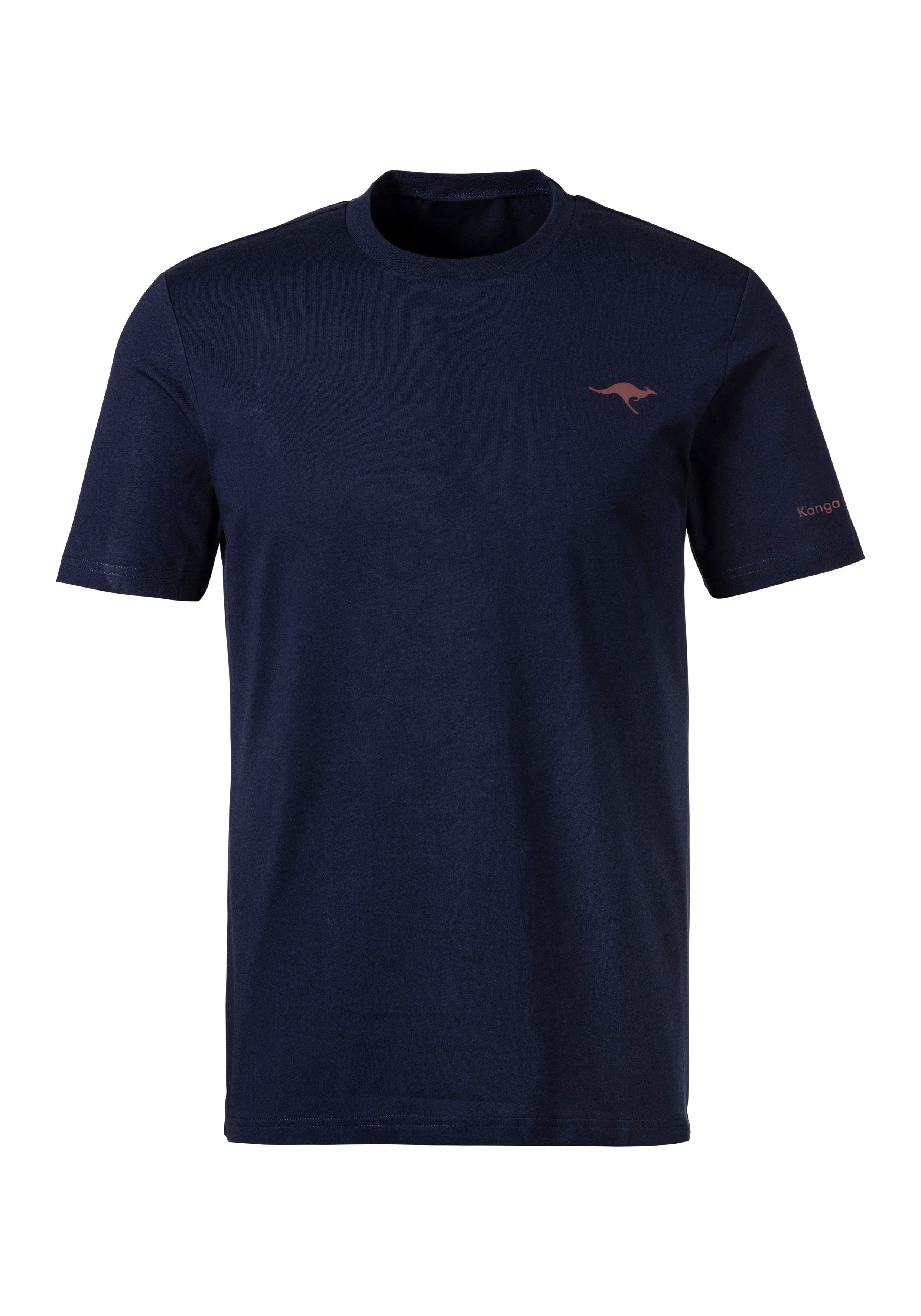 KangaROOS T-shirt met kangaroos-print op borsthoogte (Set van 2)