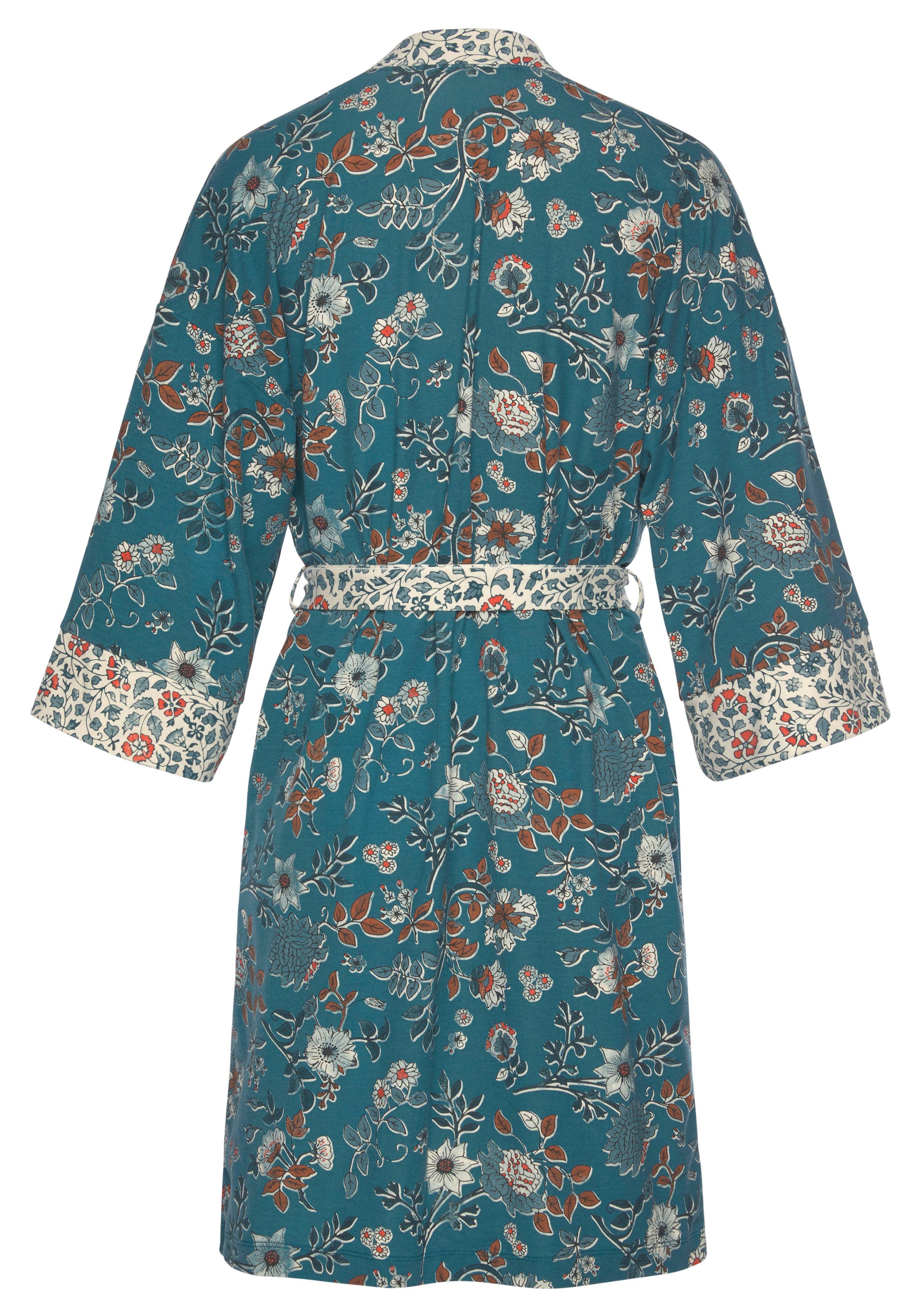 Lascana Kimono met bloemenprint all-over