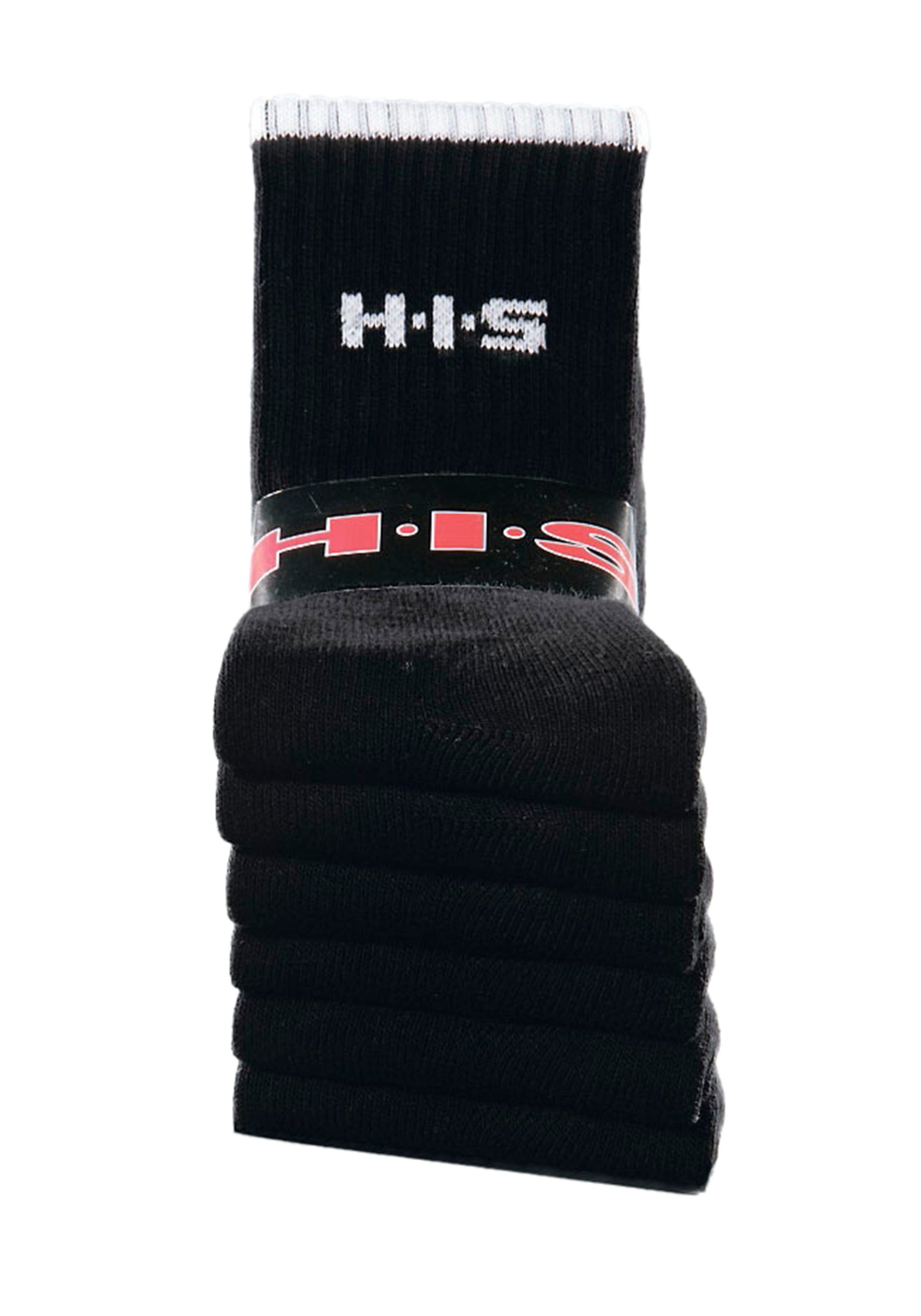 H.I.S Sportsokken met frotté & verstevigde drukzones (set, 6 paar)