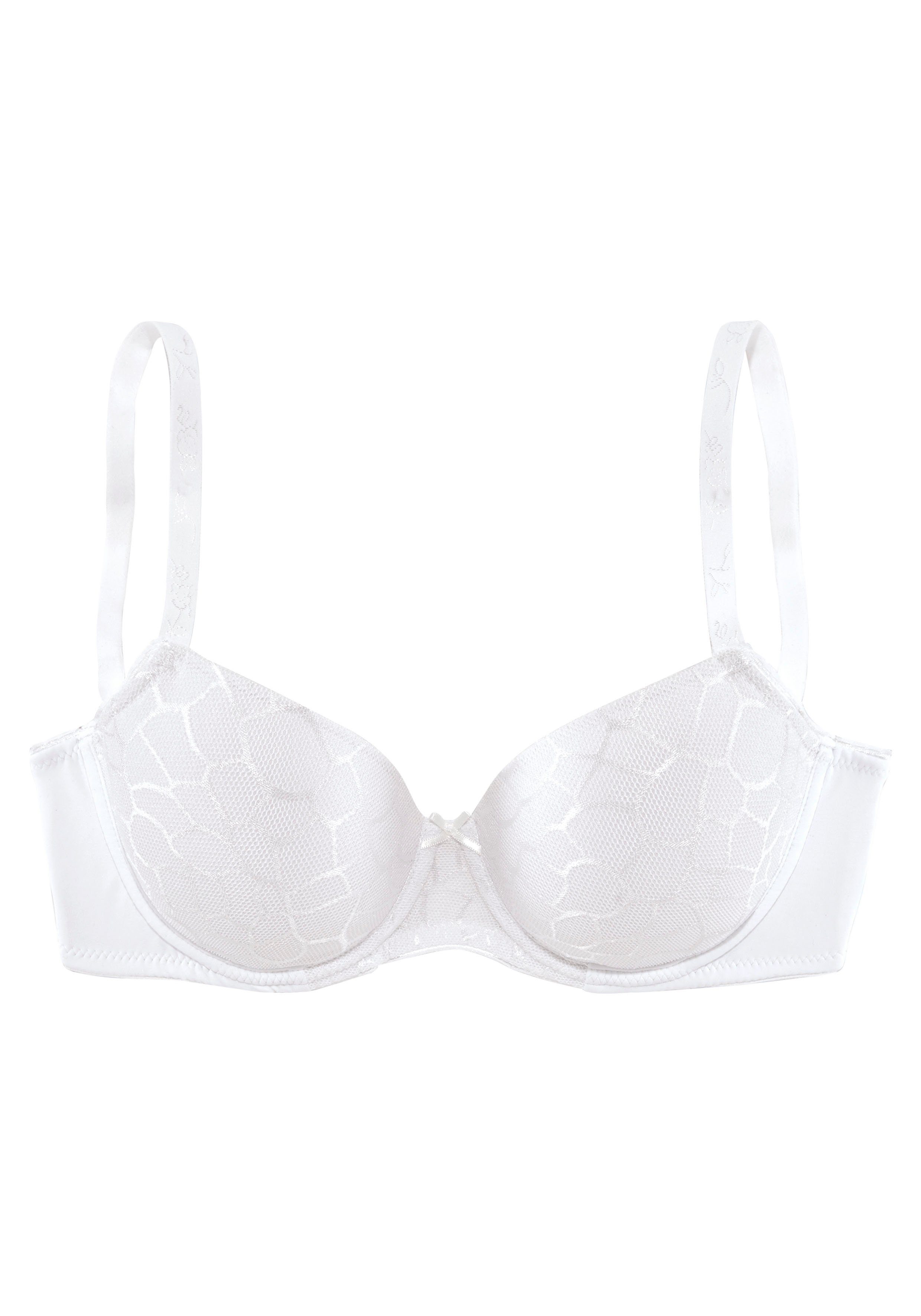 Lascana Bh met steuncups Chiara met grafisch netmotief, dessous