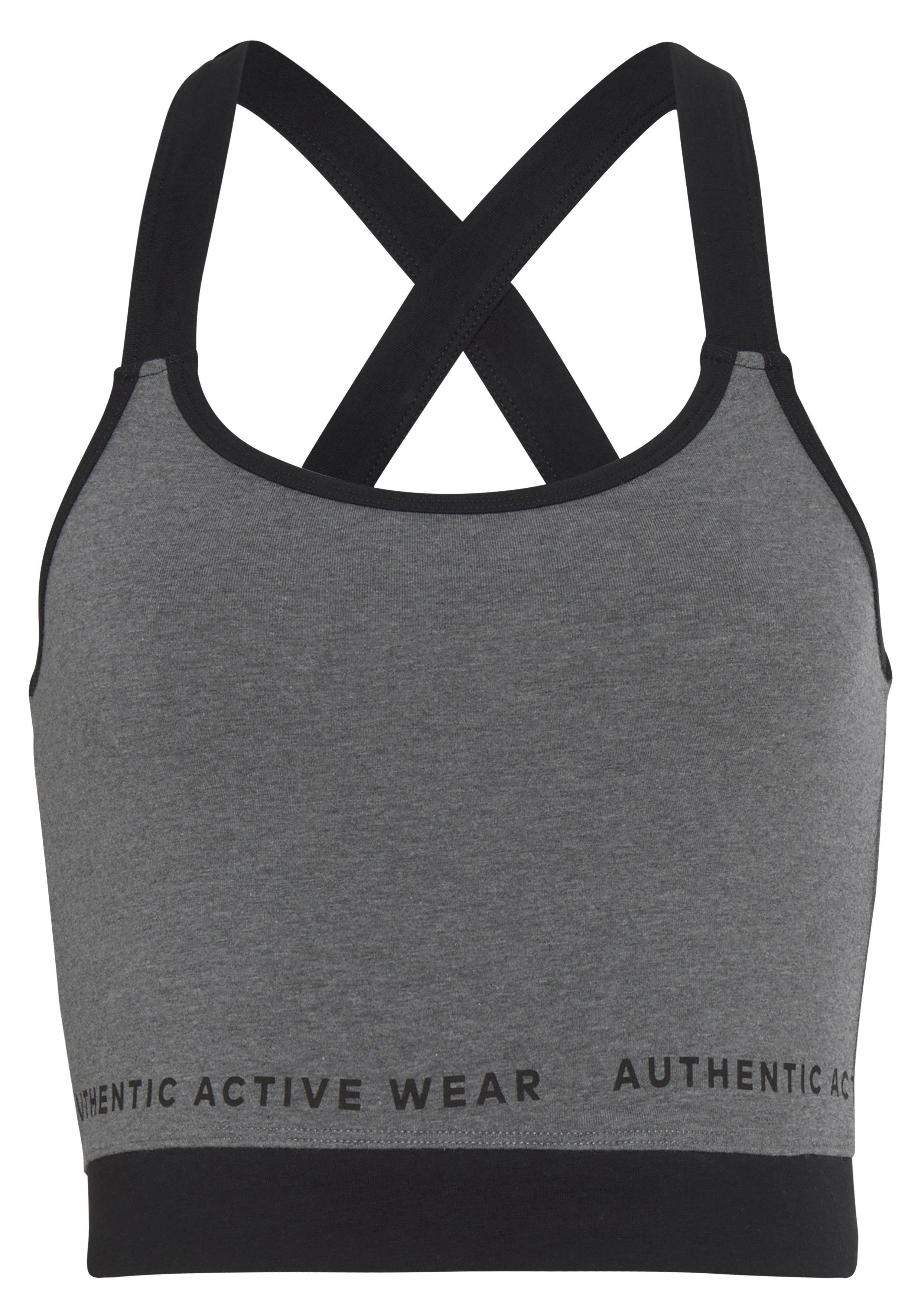 vivance active Crop-top -Sporttop met racerback