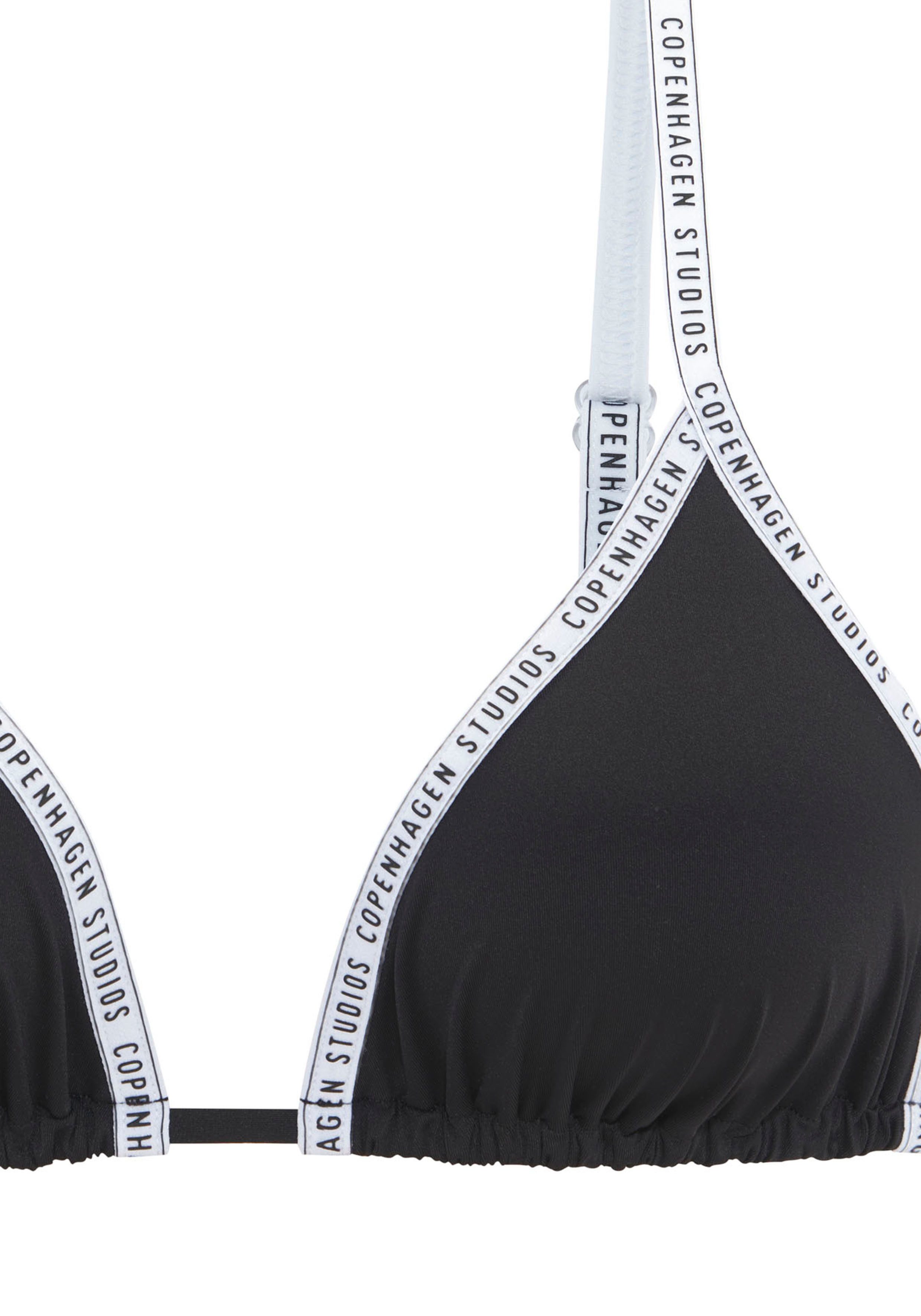 Copenhagen Studios Triangel-bikinitop Cody met merkembleem