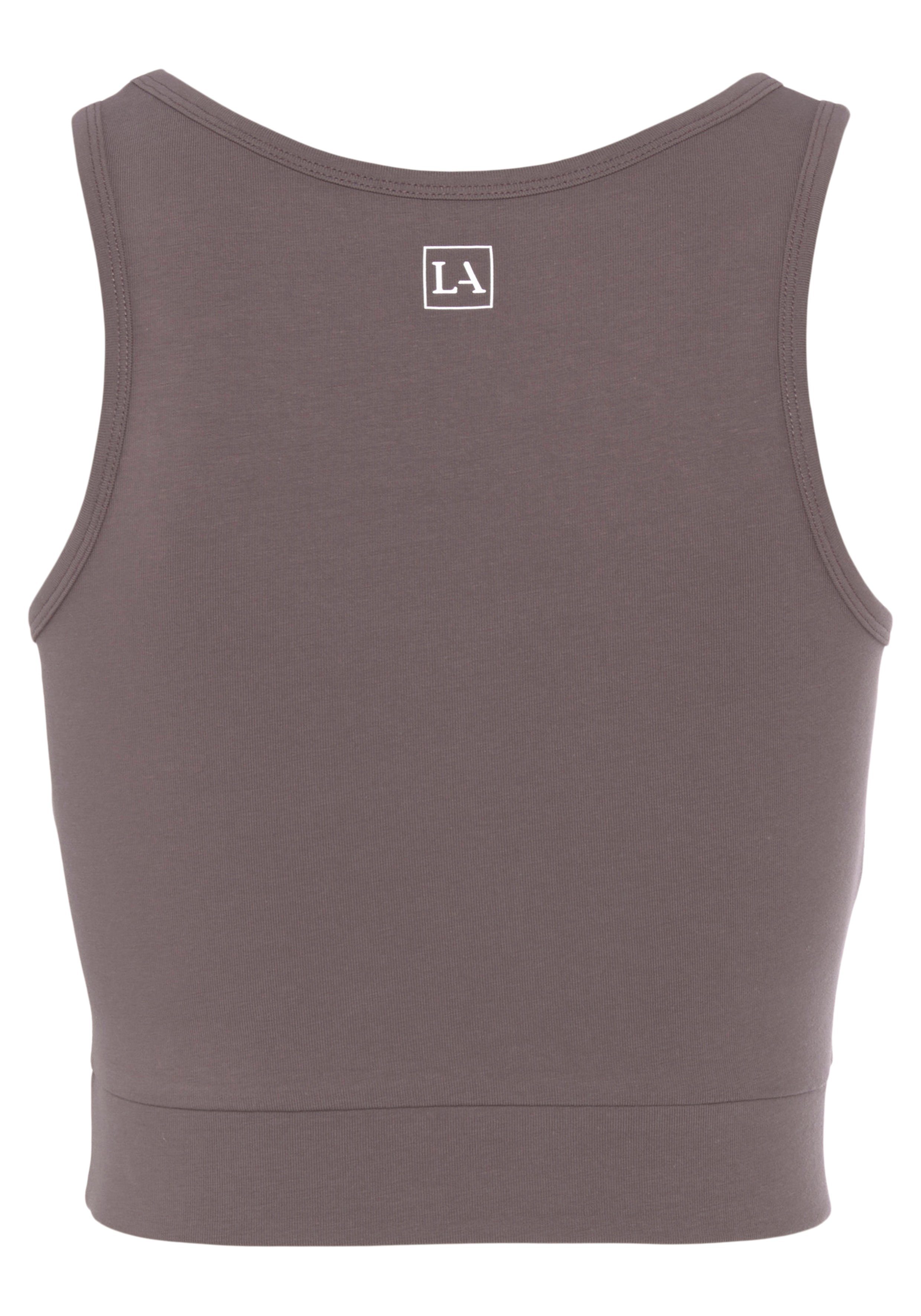 active by Lascana Sporttop Crop-top met brede bandjes