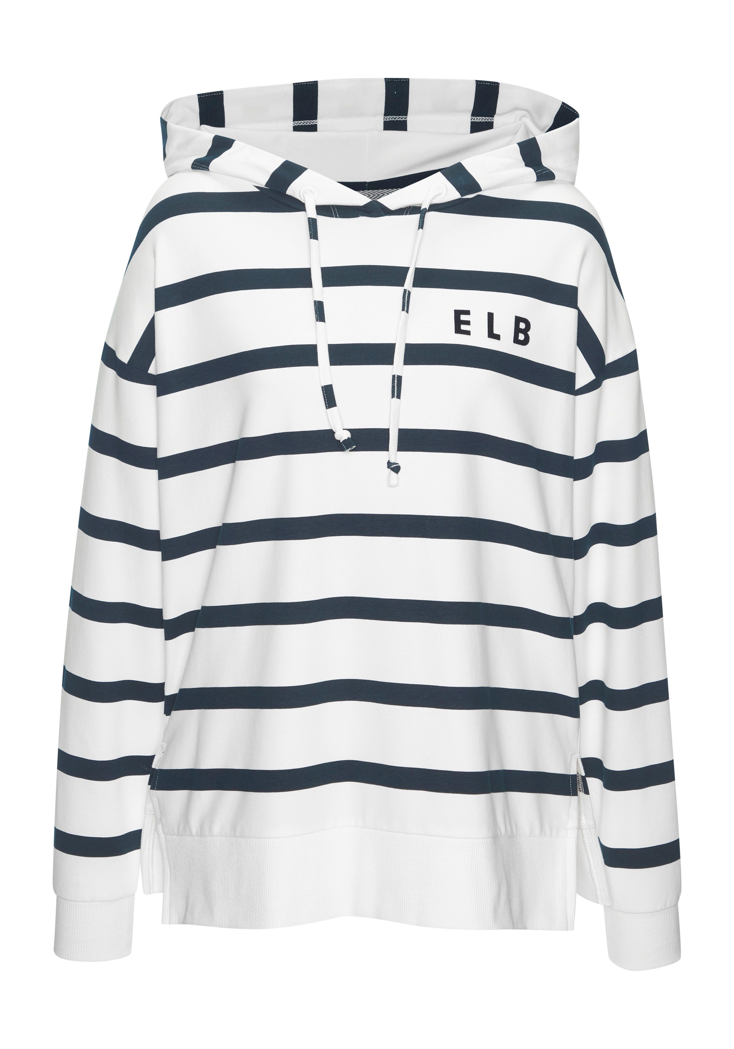 Elbsand Hoodie met logoprint