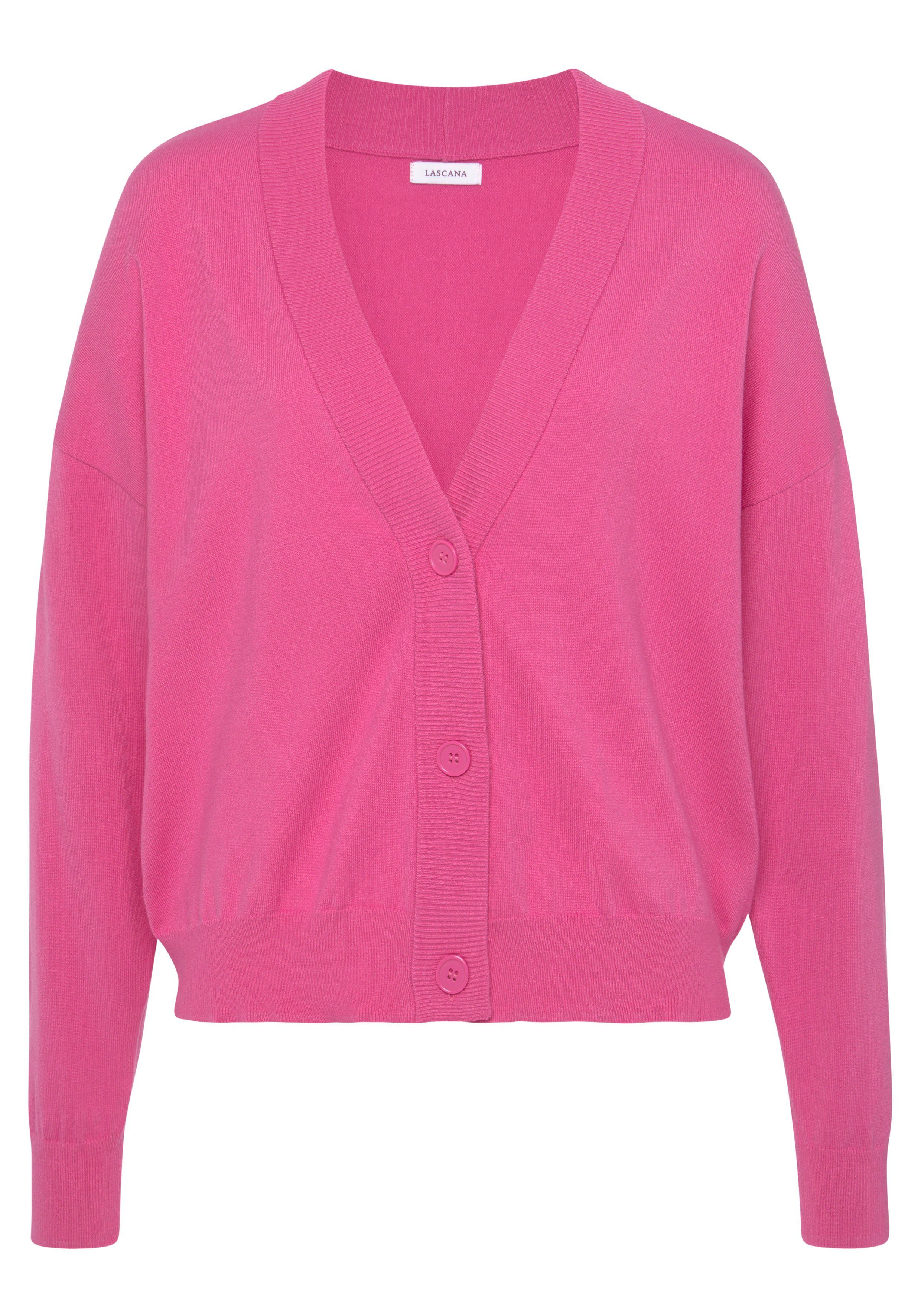 Lascana Vest -lounge jas in korte vorm, loungewear
