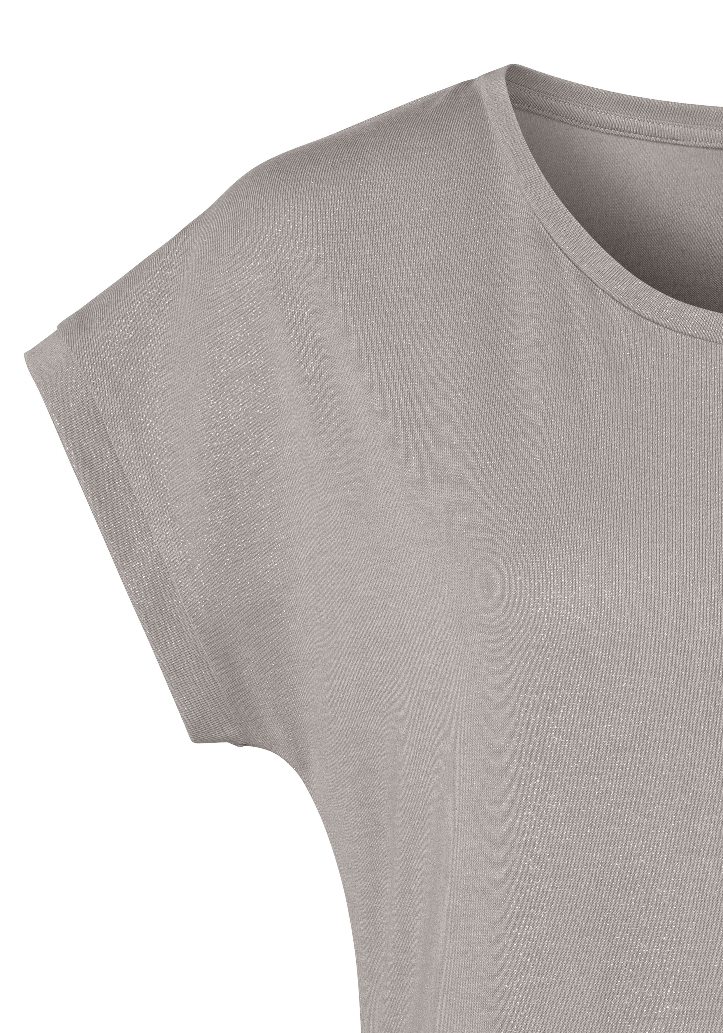 Vivance Shirt met ronde hals Met subtiele glanzend druk van zachte viscosekwaliteit