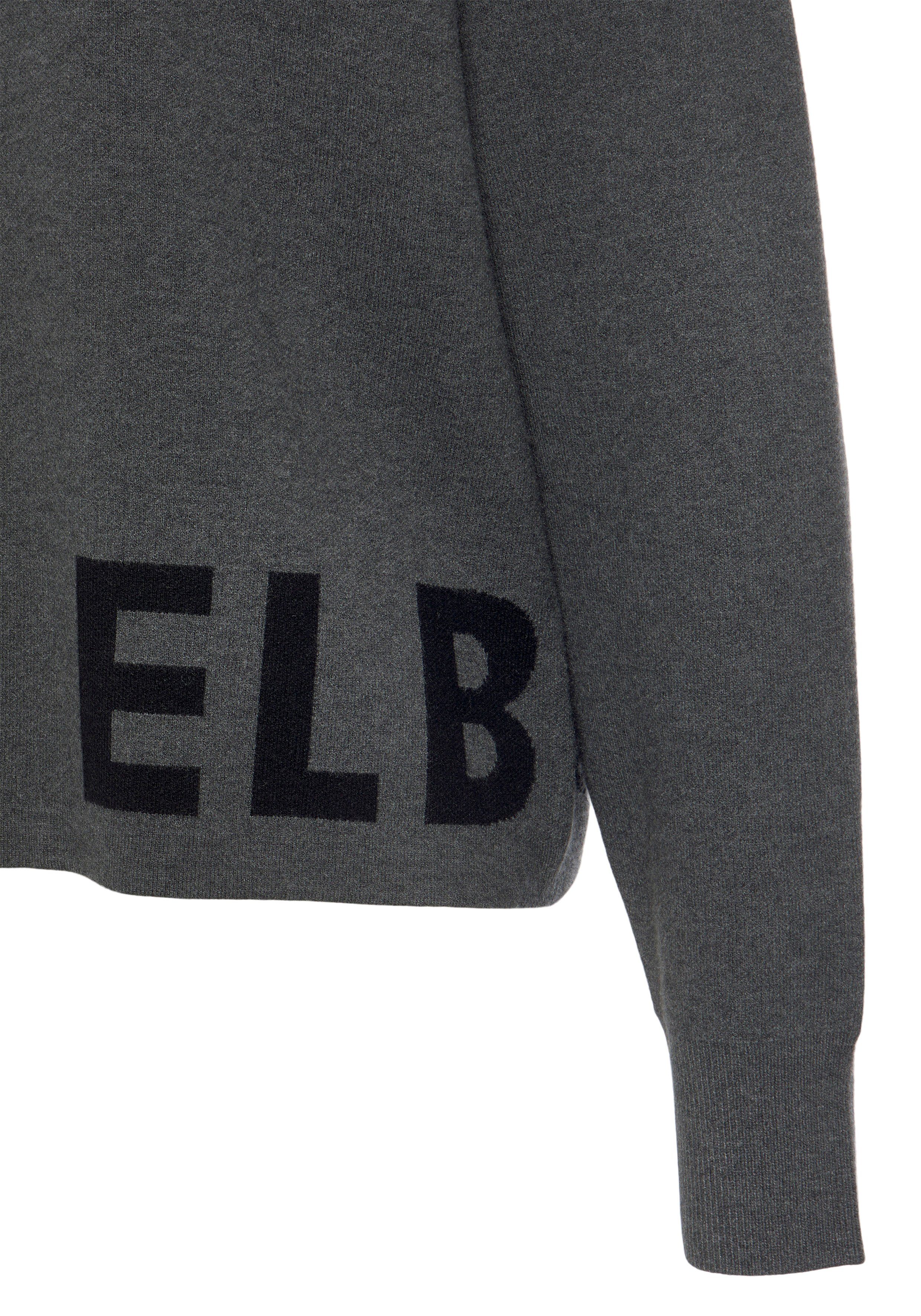 Elbsand Gebreide trui -Loungesweatshirt van hoogwaardig breiwerk met gebreid logo, loungewear