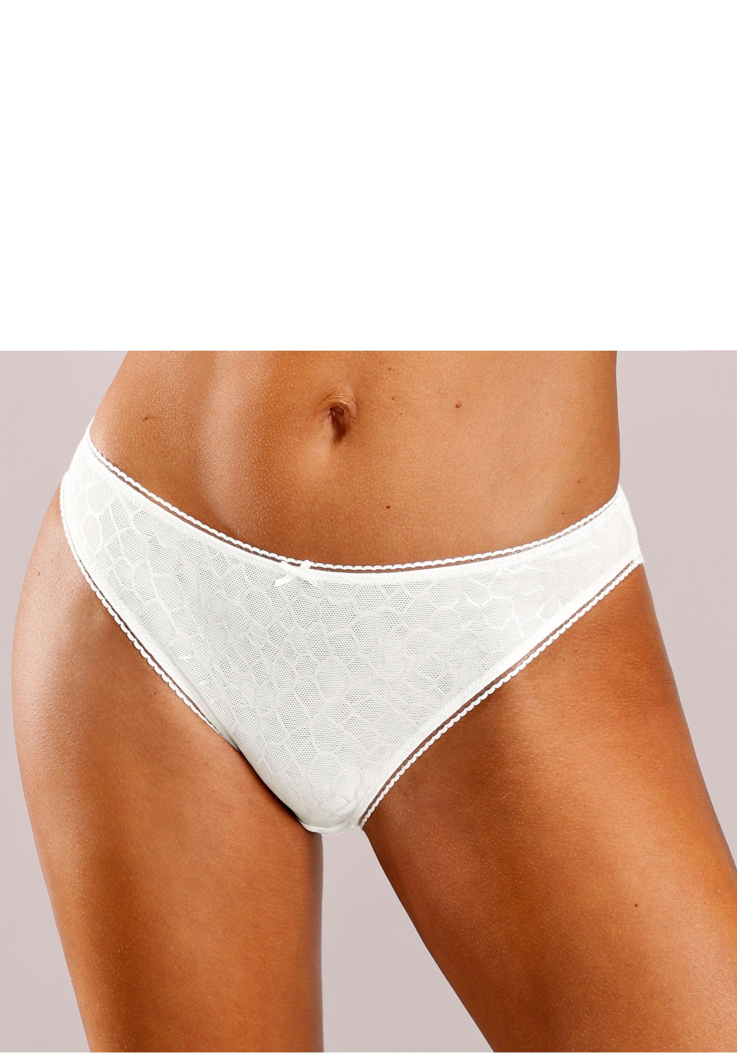 Lascana Slip Chiara met grafisch netmotief