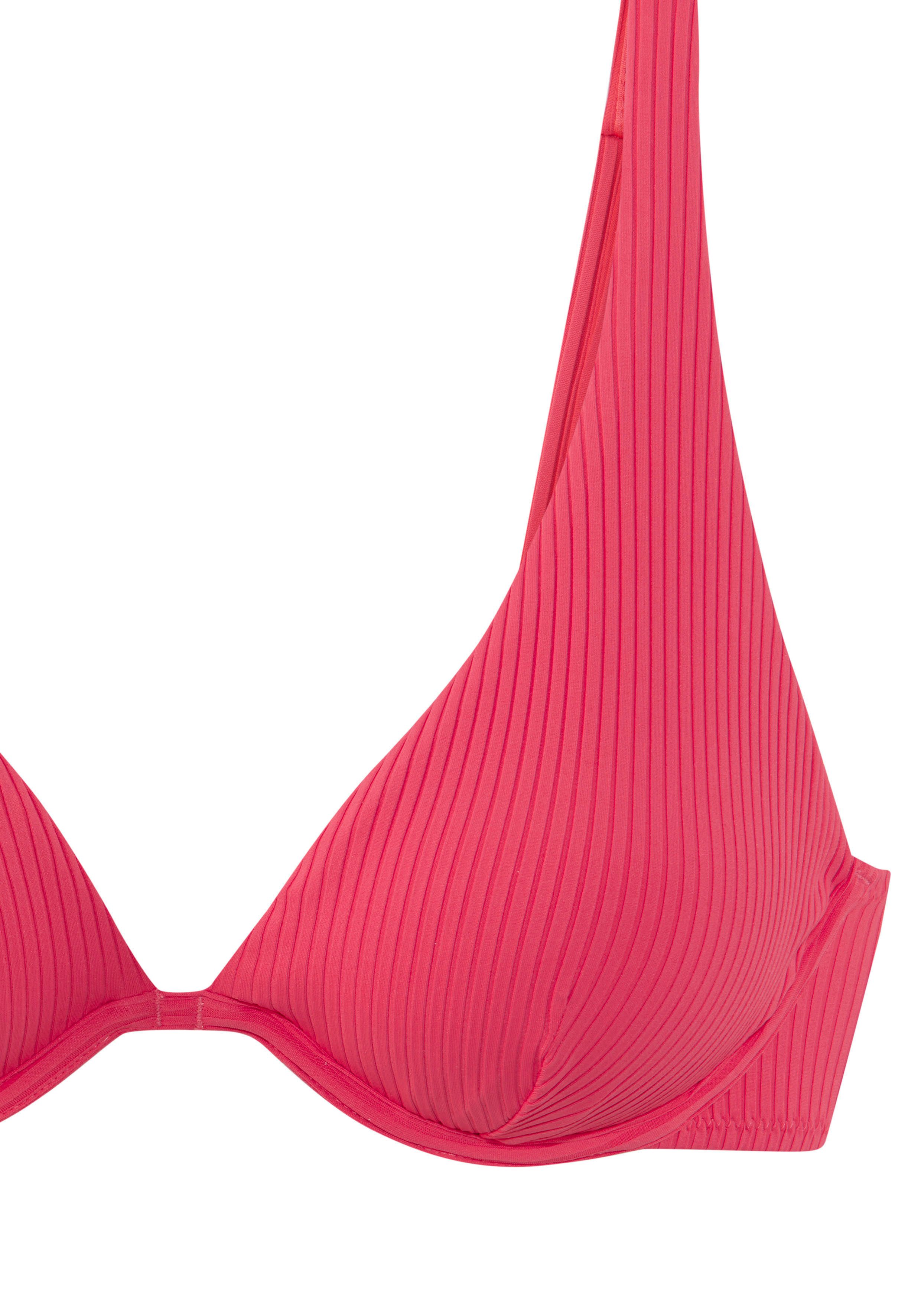 Elbsand Beugelbikini van trendy ribstof