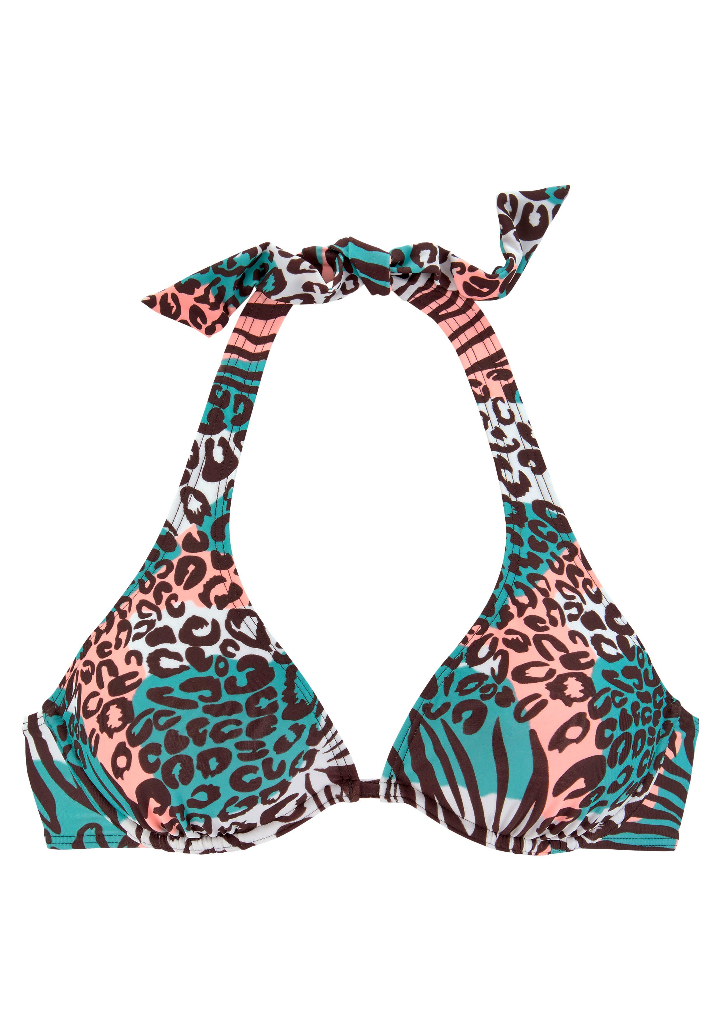 venice beach bikinitop met beugels maia mey trendy print multicolor