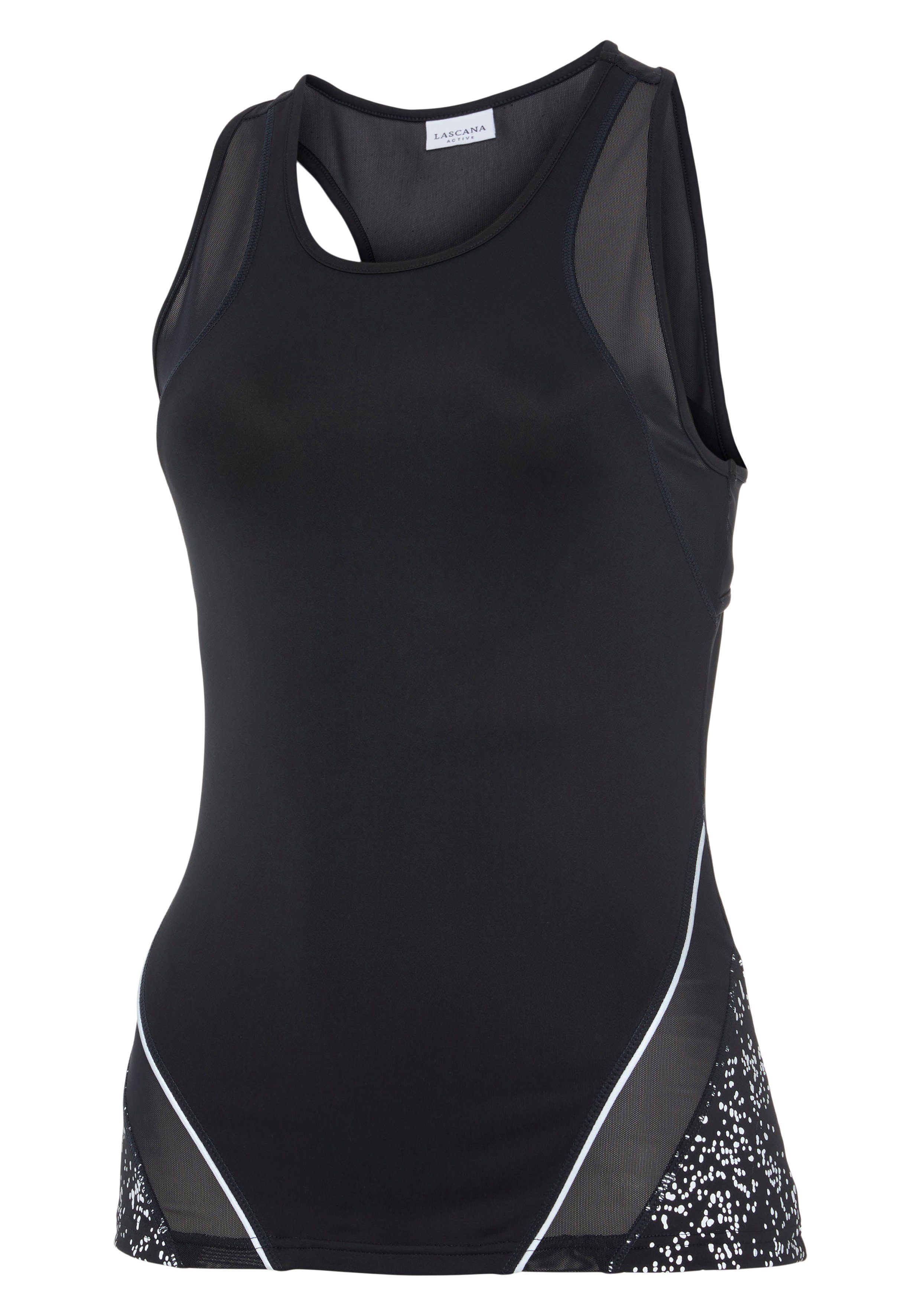 active by Lascana Runningtop met reflecterende print