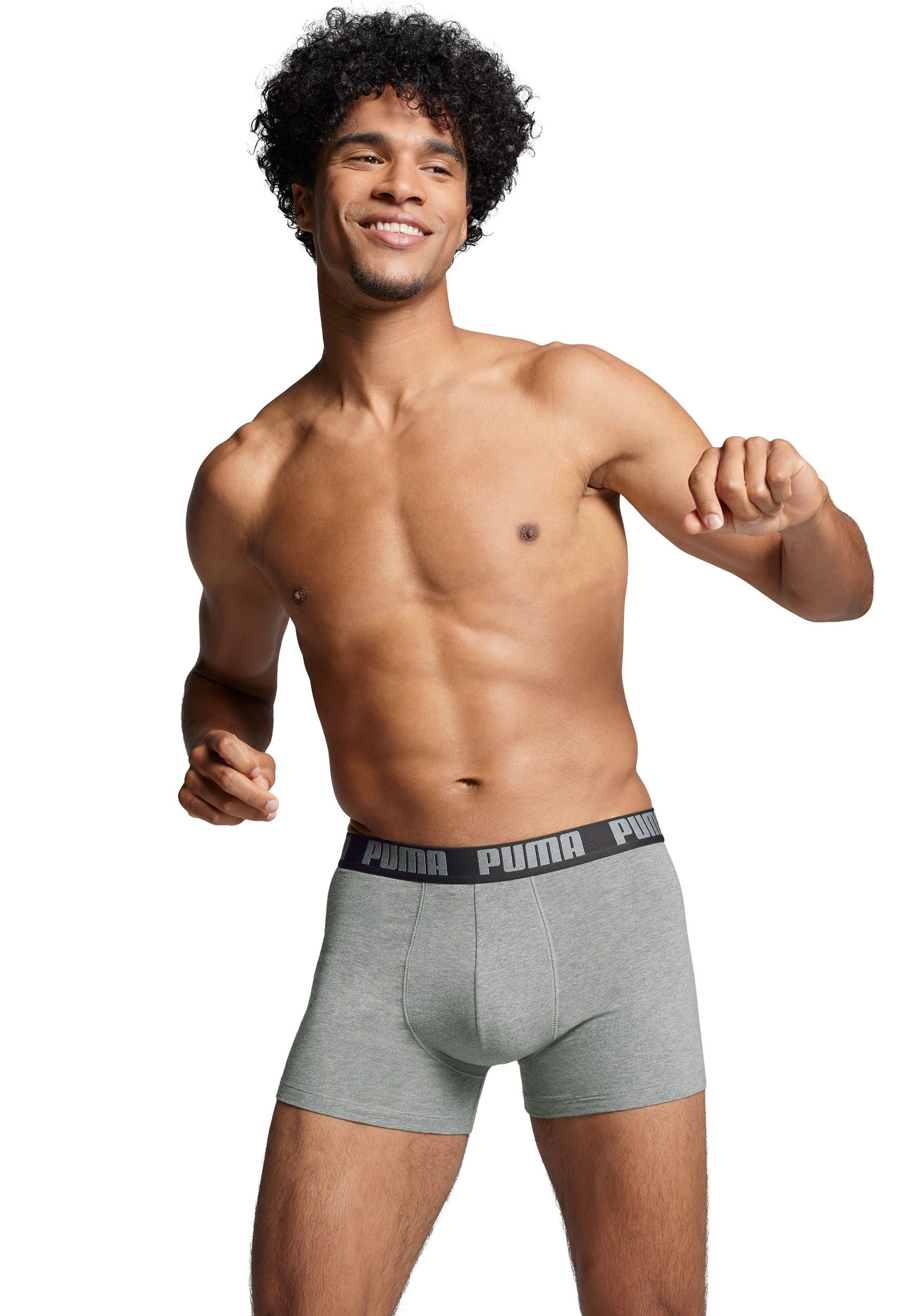 PUMA Boxershort met puma webband (2 stuks, Set van 2)