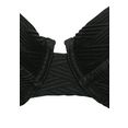 sunseeker bikinitop met beugels loretta met structuurpatroon zwart