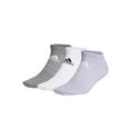 adidas performance functionele sokken met klassiek logo-opschrift (3 paar) grijs