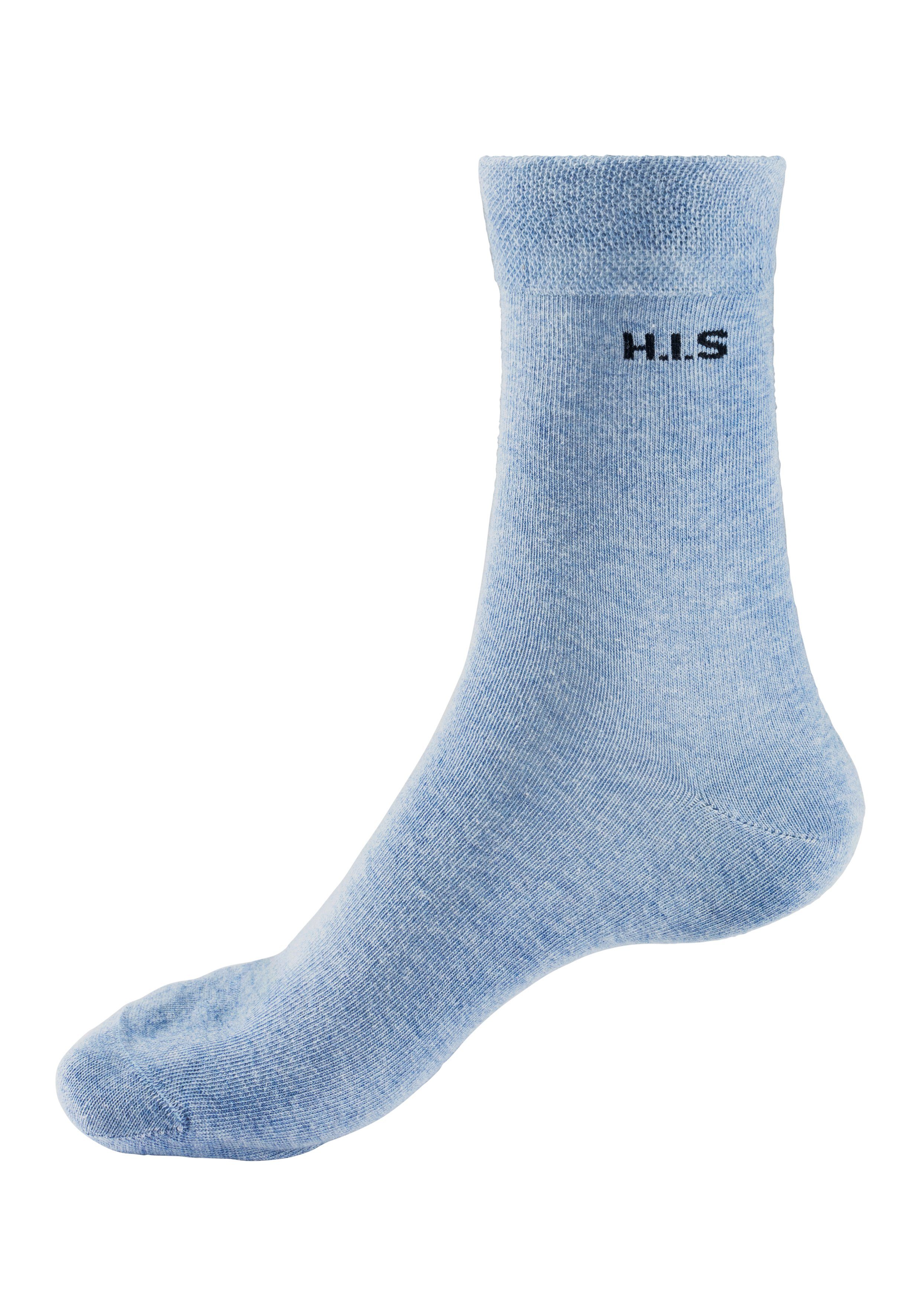 H.I.S Sokken met knelvrije boord (set, 4 paar)
