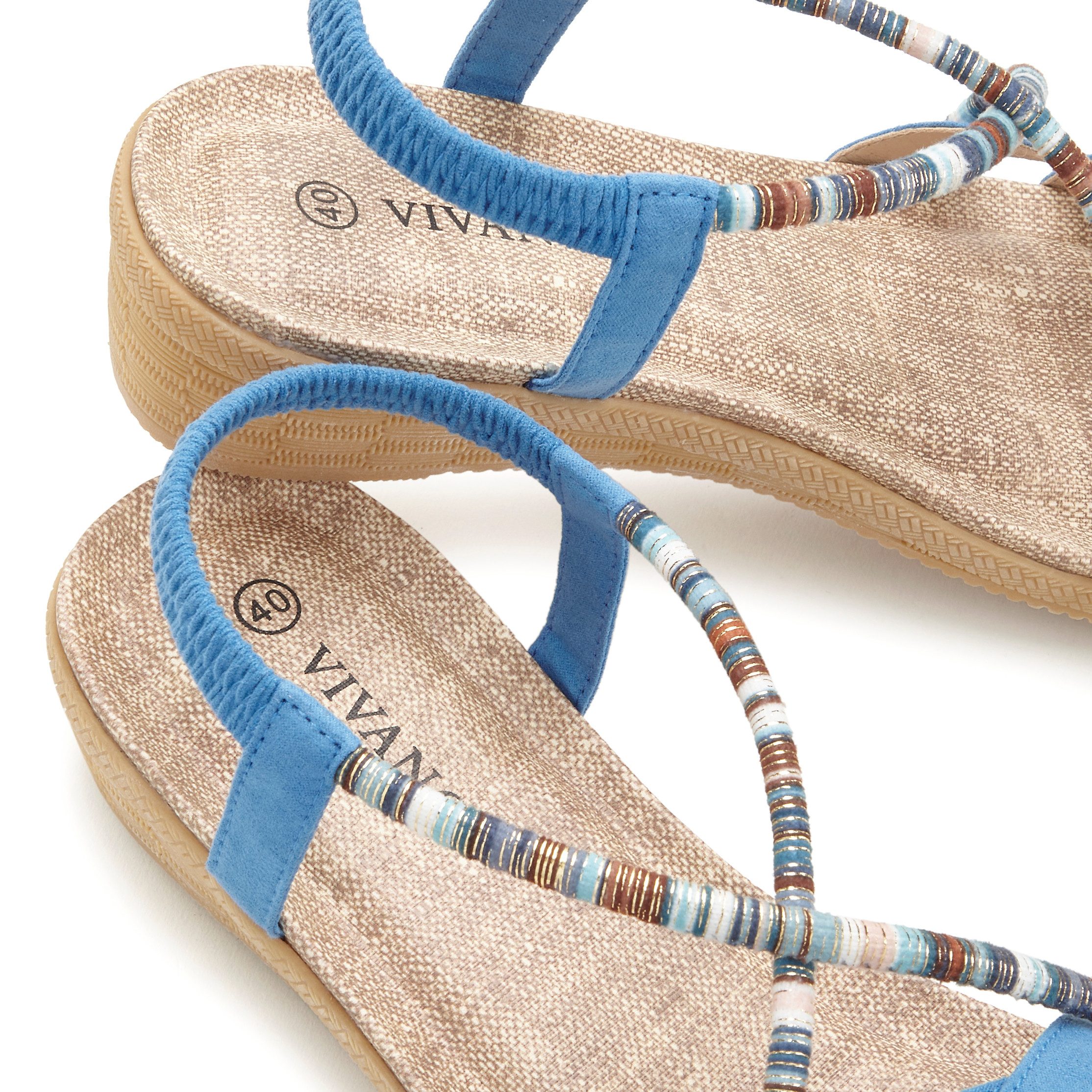 Vivance Sandalen Zomerschoen met subtiele sierdetails, sandaal, zomerschoen vegan