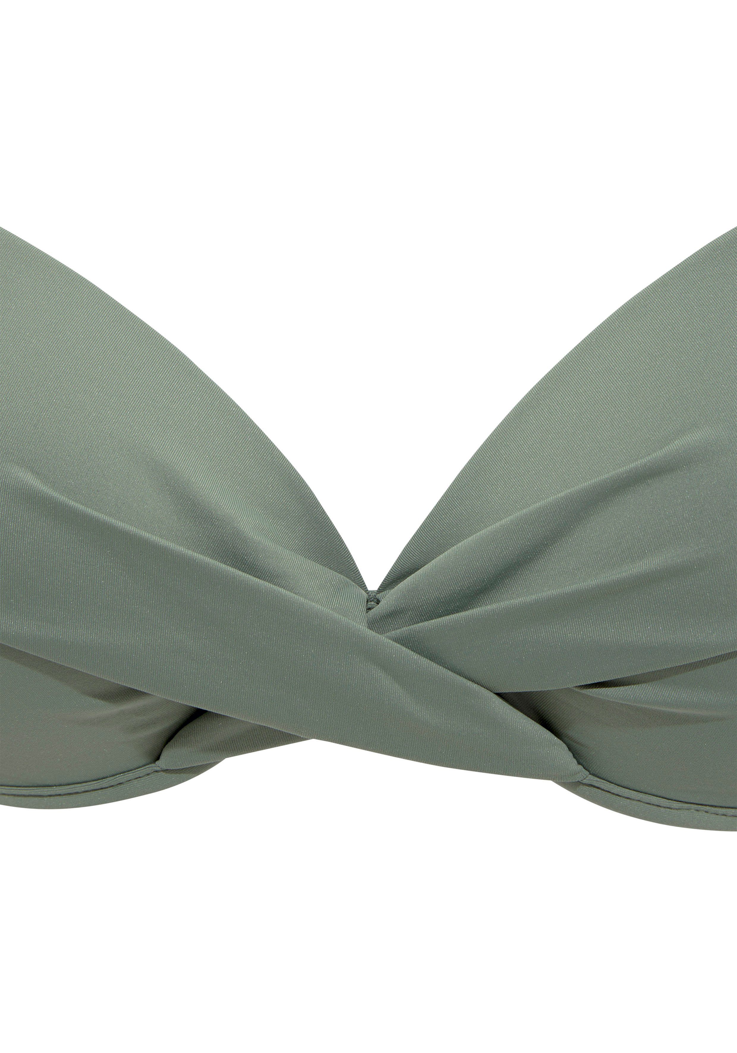 s.Oliver RED LABEL Beachwear Push-upbikinitop Spain in wikkellook