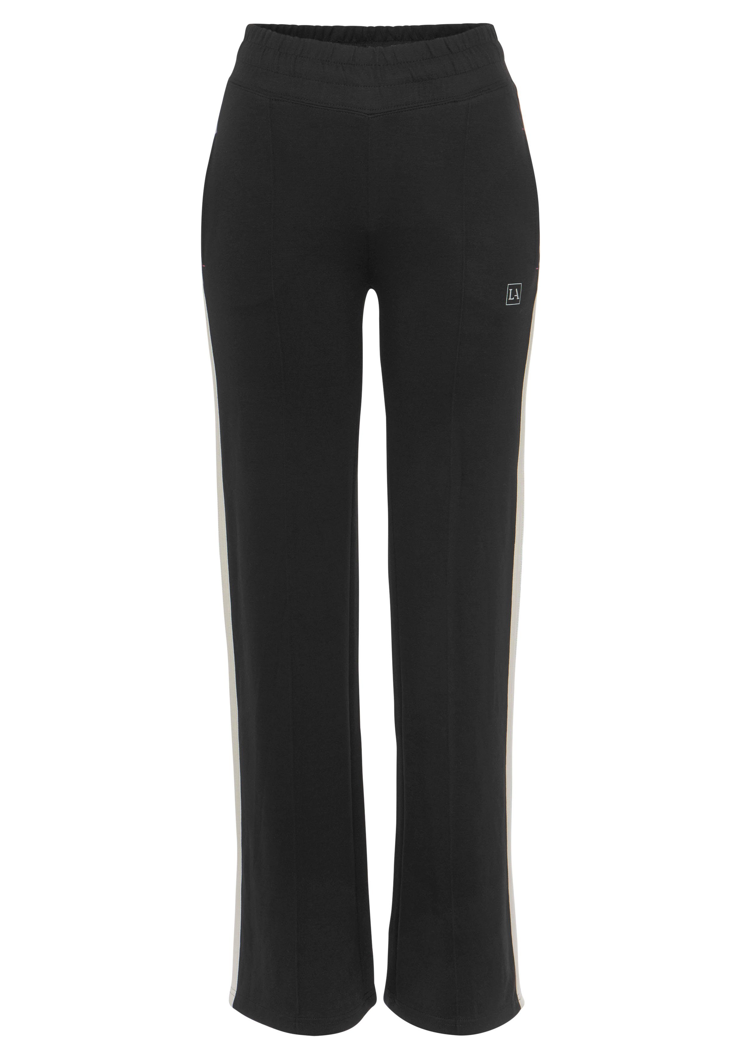 active by Lascana Jogpants met contrasterend tape