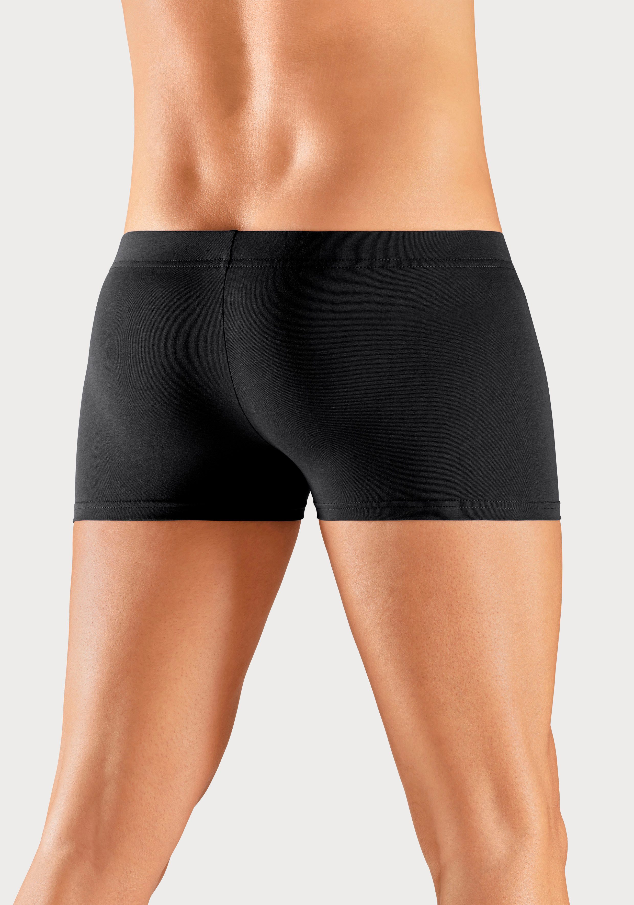 s.Oliver RED LABEL Beachwear Hipster strak zittende boxershorts van katoenmix verpakt in een doos (blik, 4 stuks)