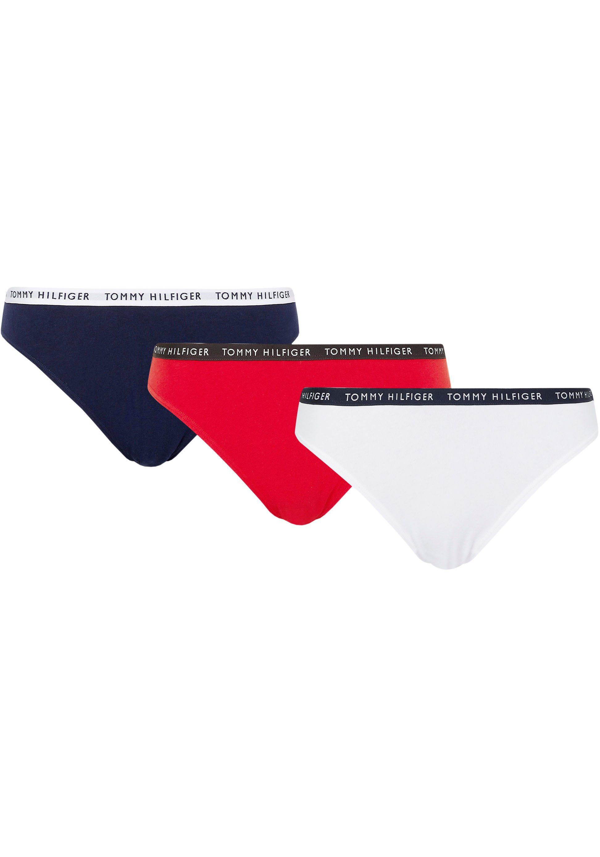 Tommy Hilfiger Underwear Bikinibroekje met smalle logoboord (3 stuks)