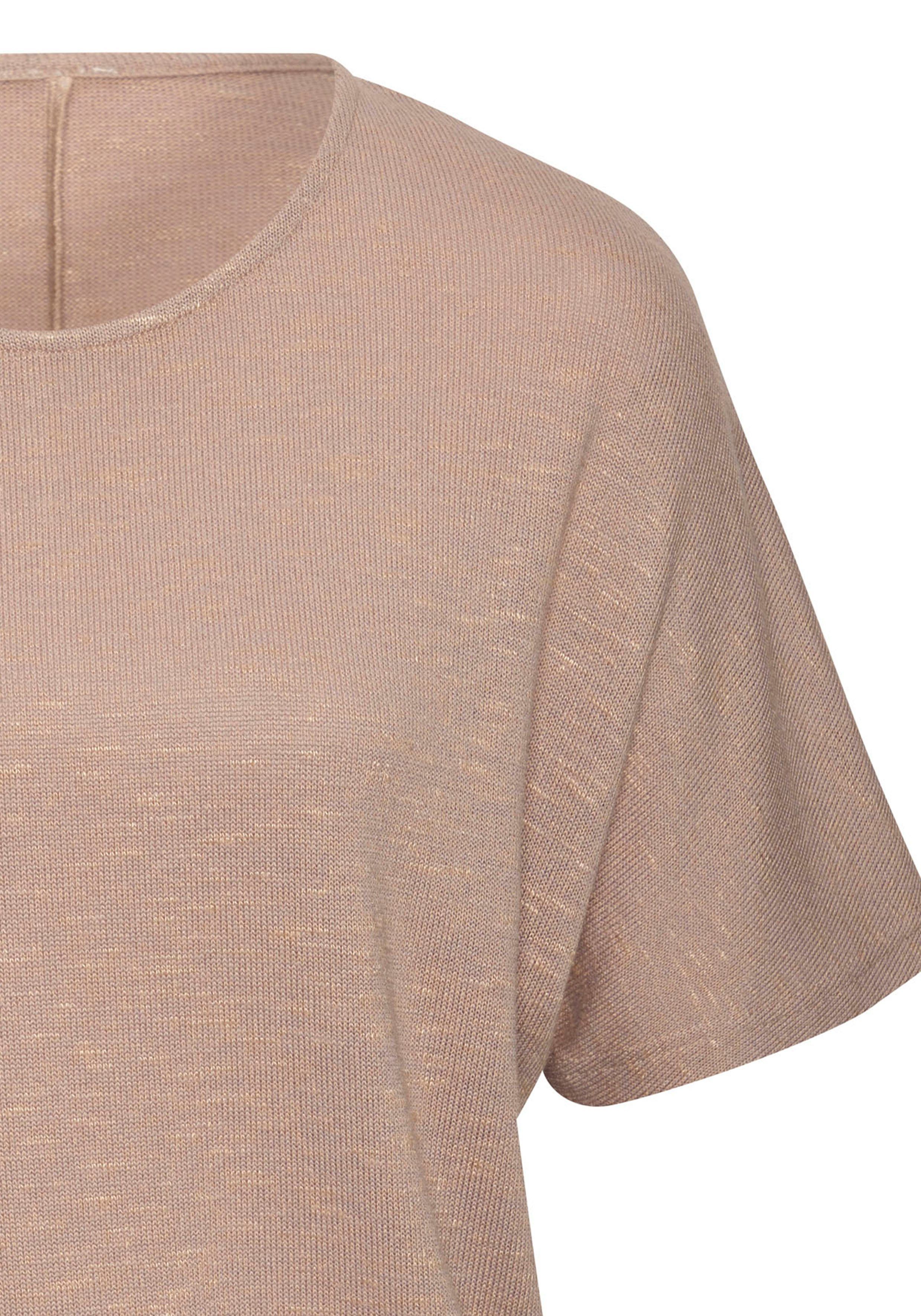 Vivance Shirt met korte mouwen Met brede tailleband van zacht viscose-fijntricot
