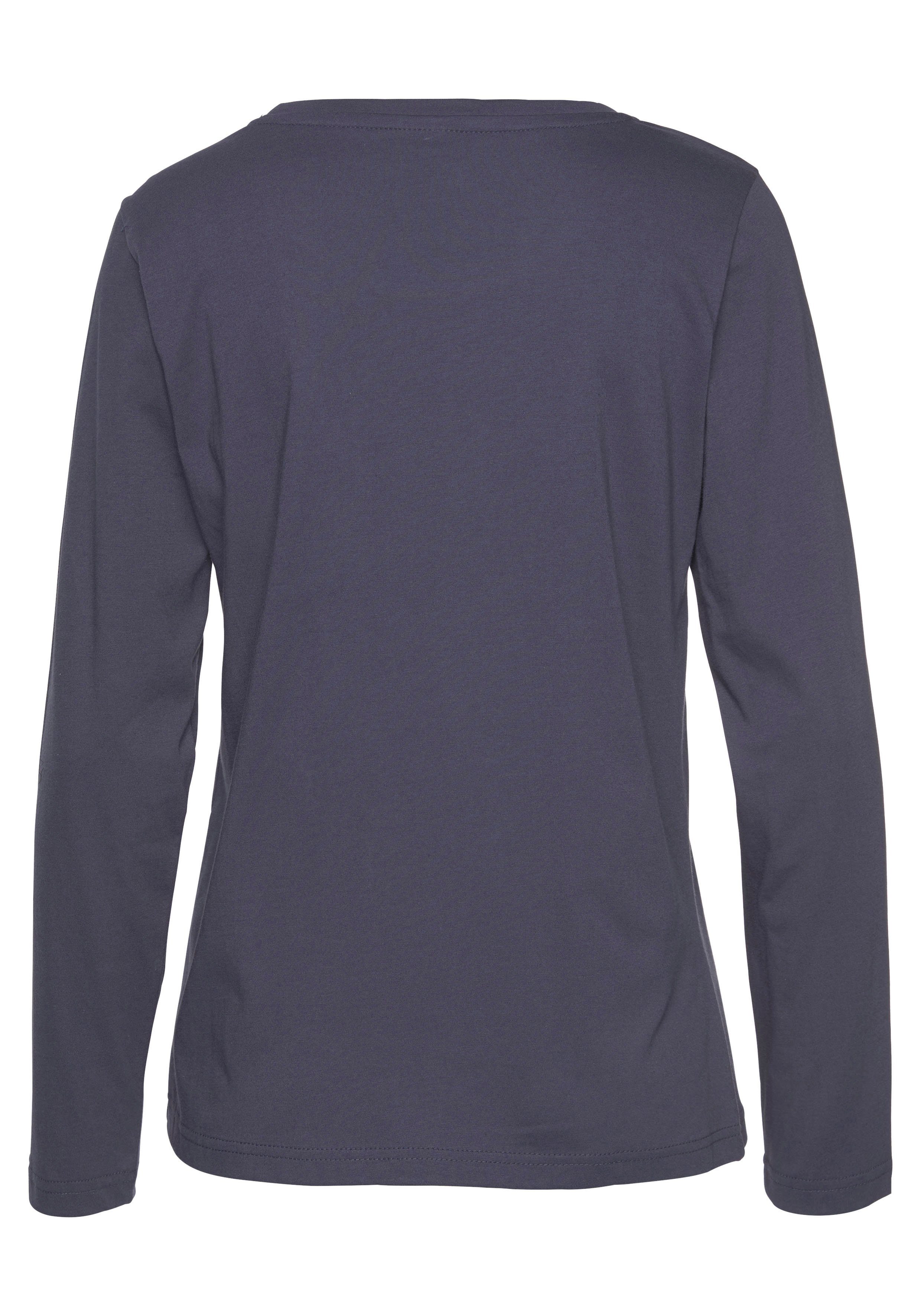 Vivance Dreams Pyjama met gedessineerde pyjamabroek (2-delig, 1 stuk)