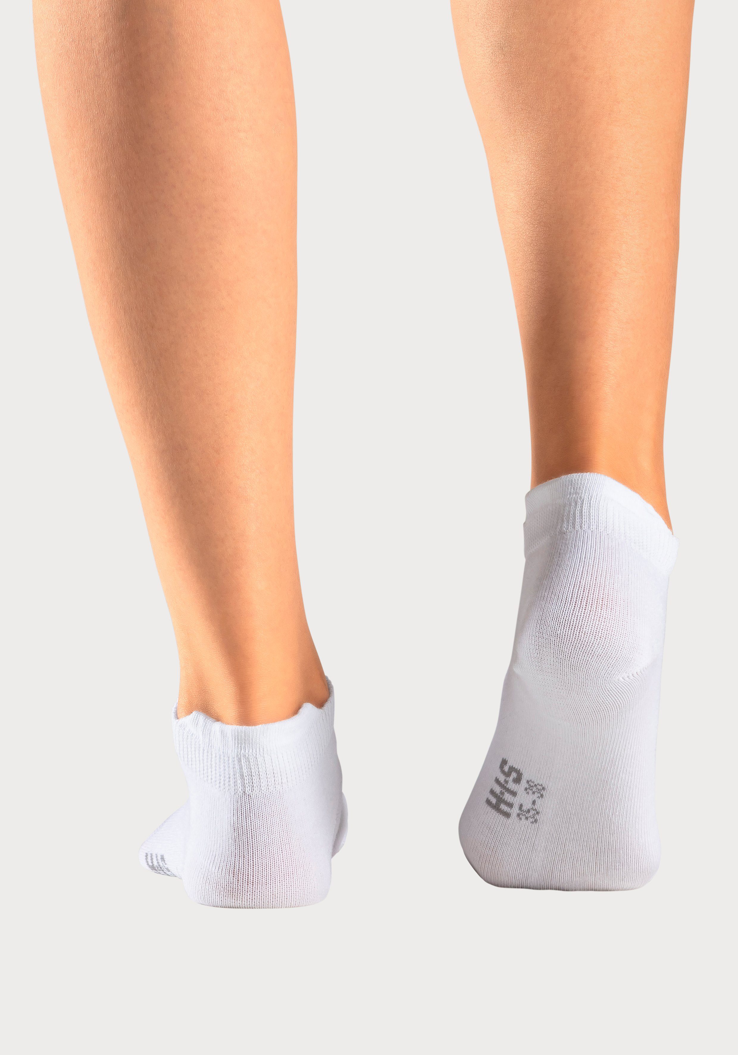 H.I.S Sneakersokken met verlengd boord aan de achterkant (set, 8 paar)