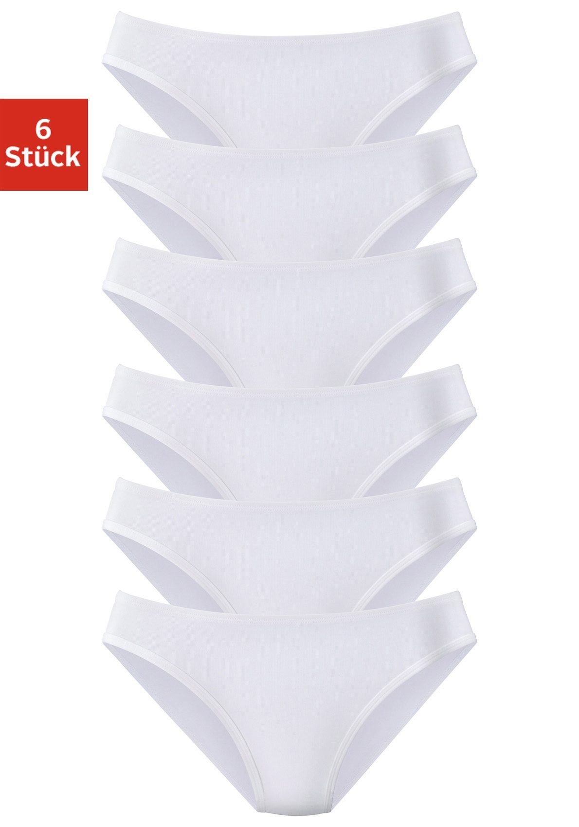 vivance active Jazz-hipsters van zacht microvezel (6 stuks, Set van 6)