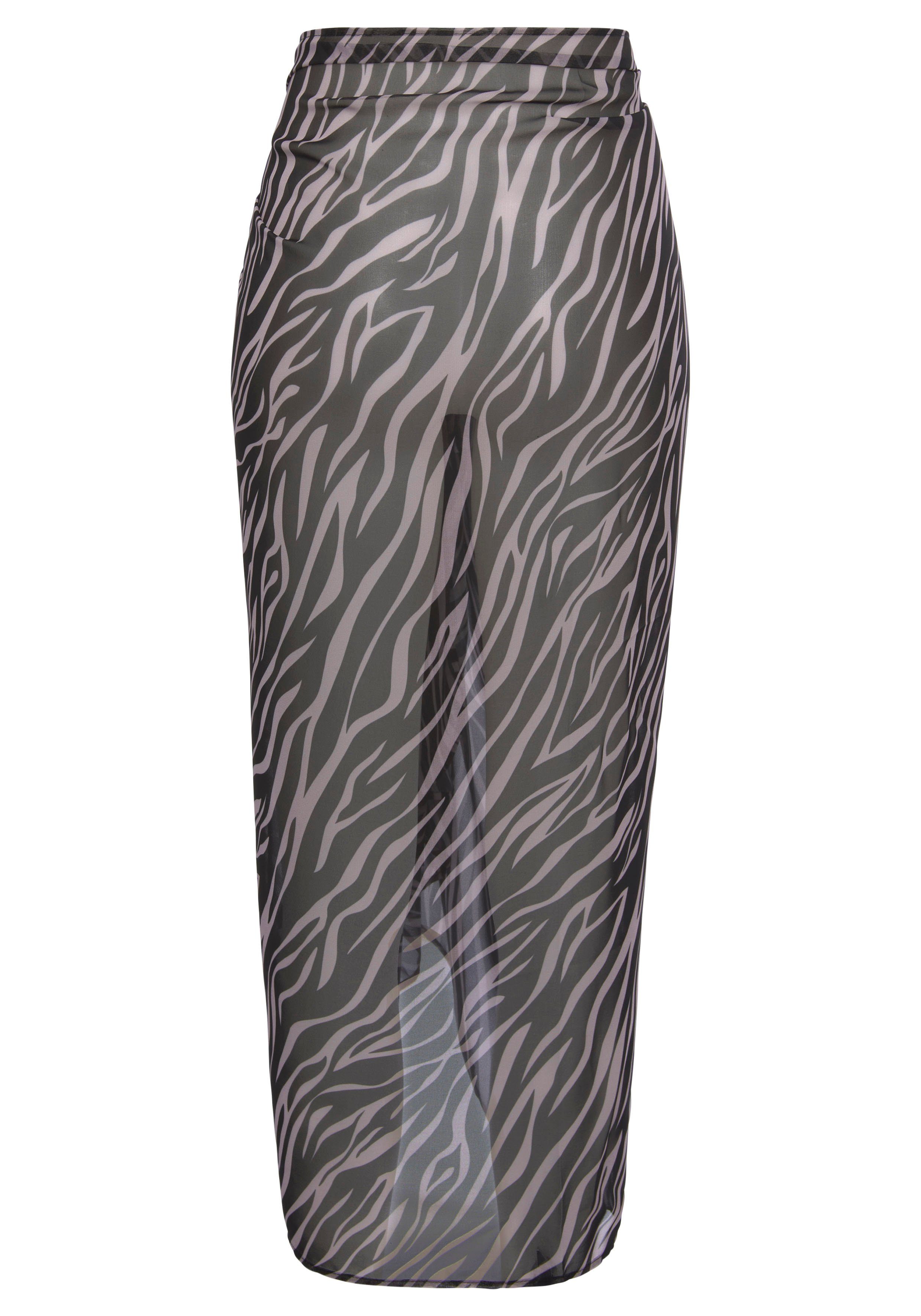Lascana Strandrok met zebraprint
