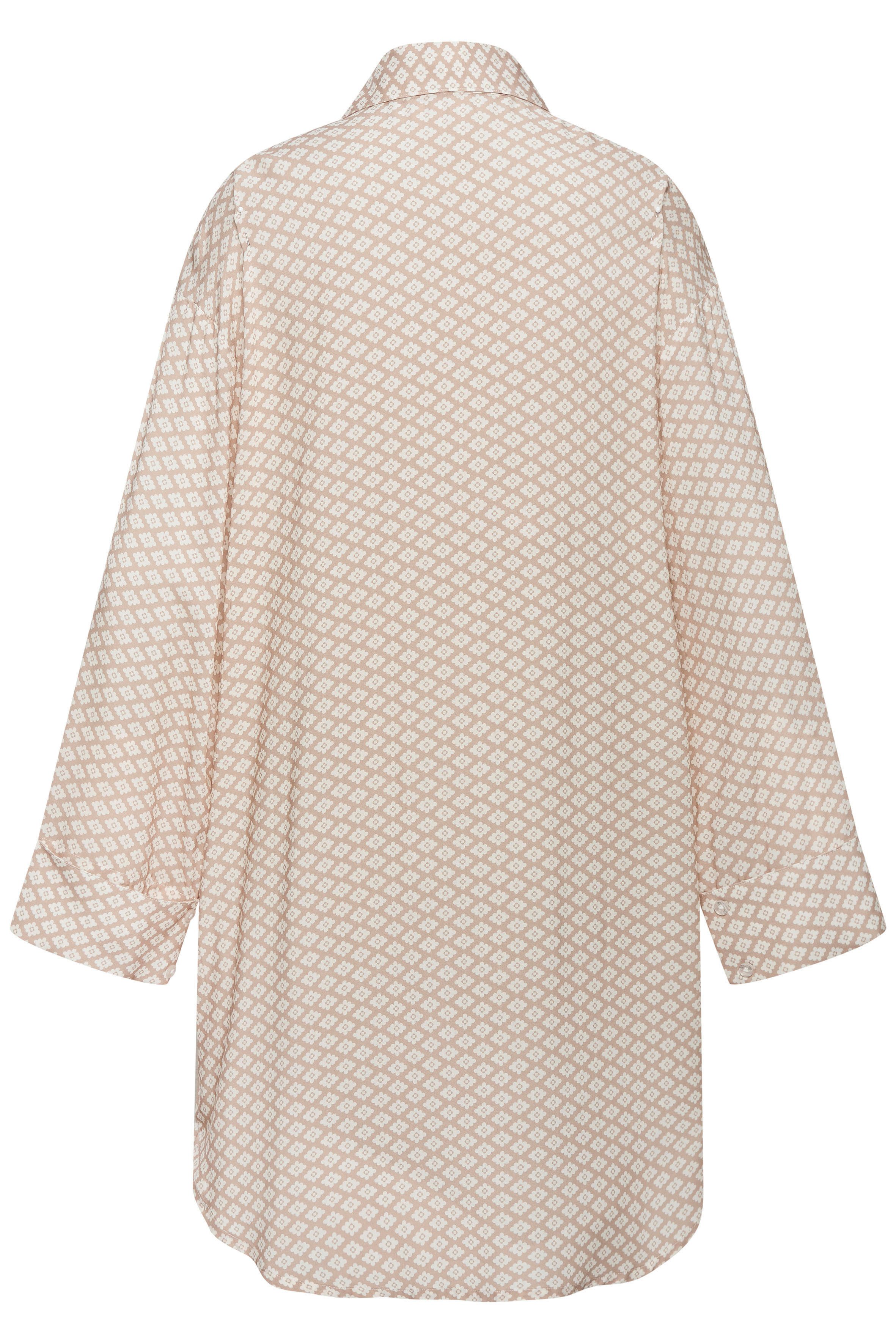 Lascana Pyjama top met grafisch all-over motief