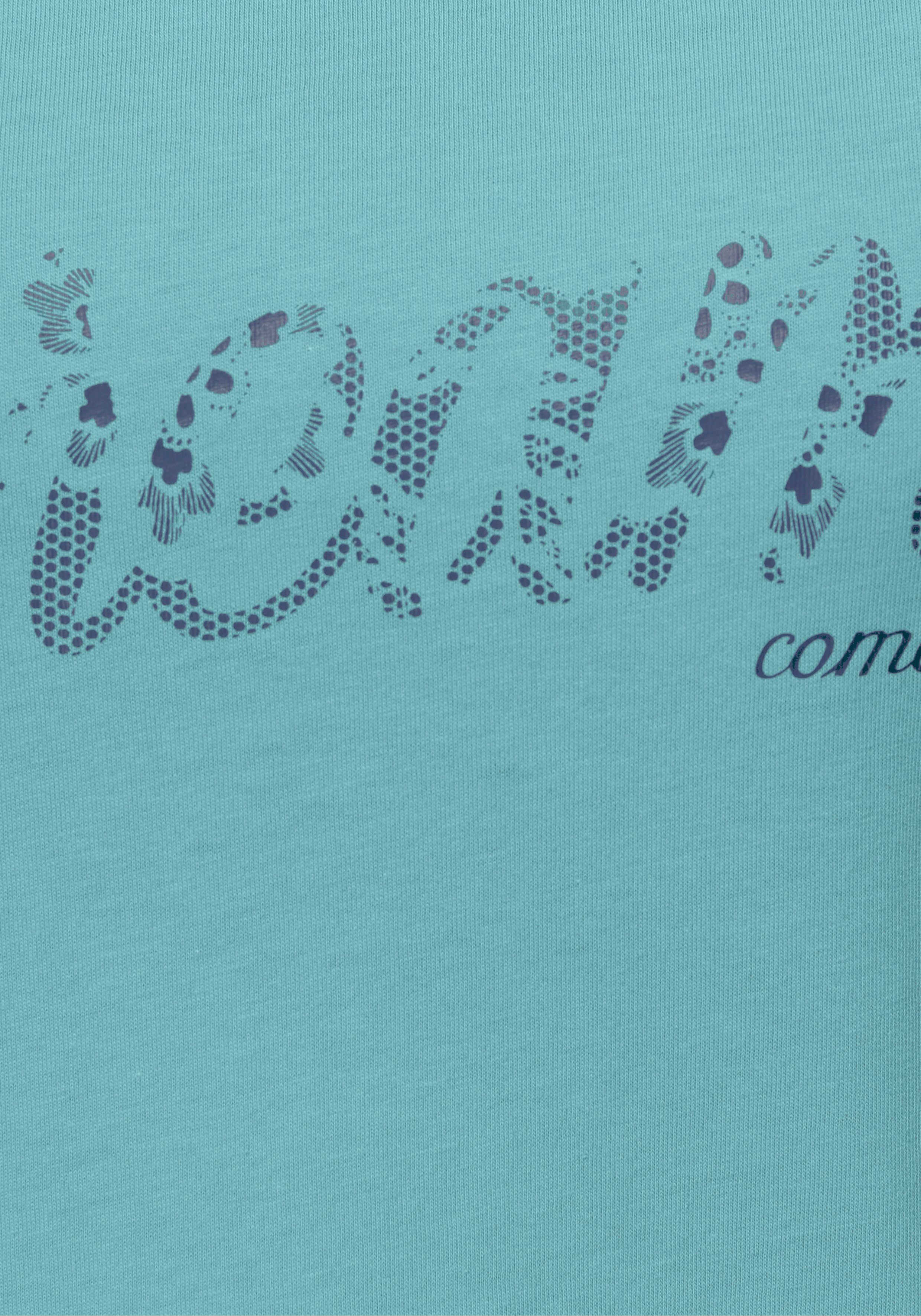 Vivance Dreams Pyjama met front-opschrift (set, 3-delig)
