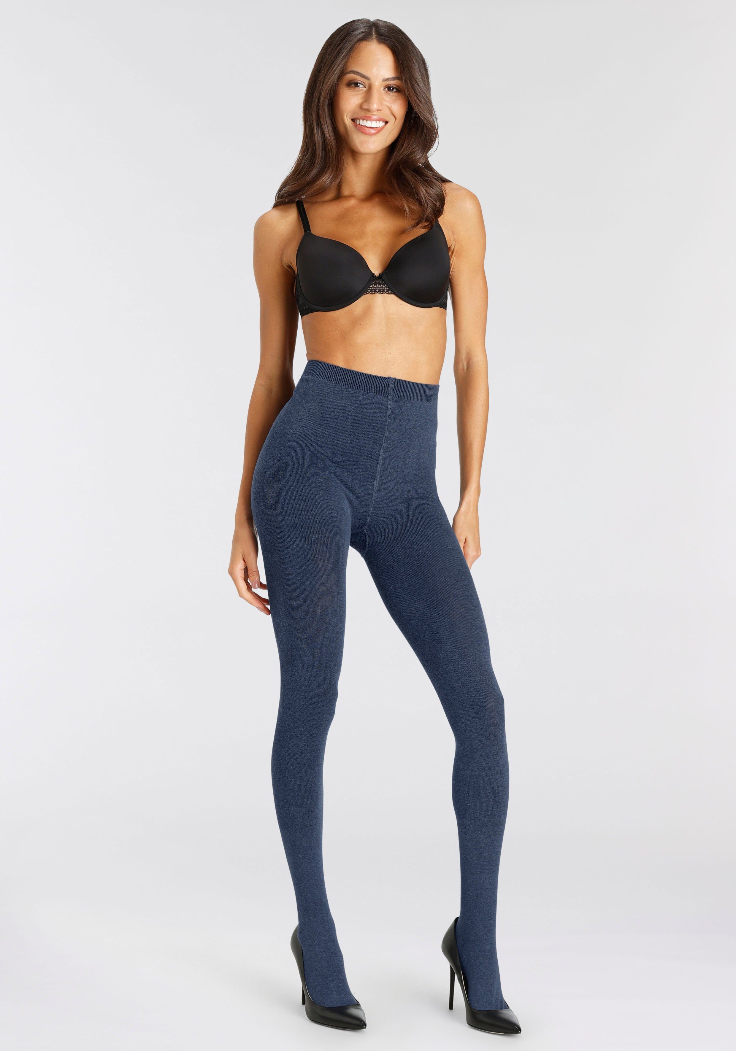 Lascana Maillot in een aangename katoenmix (2 stuks)