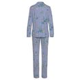vivance dreams pyjama met bloemenprint paars