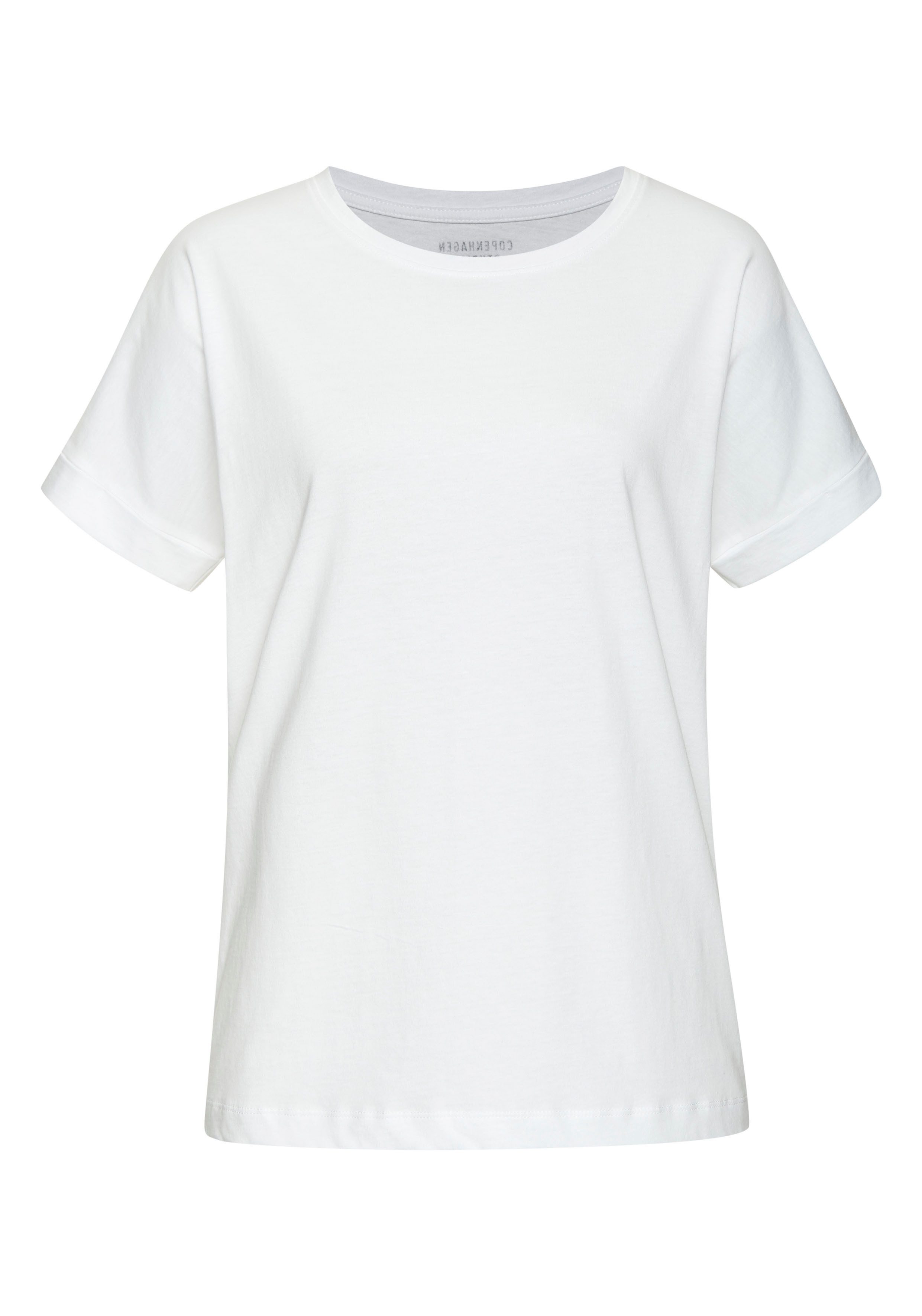 Copenhagen Studios T-shirt Met subtiele logoprint achteraan van zachte jersey kwaliteit met biologische katoen