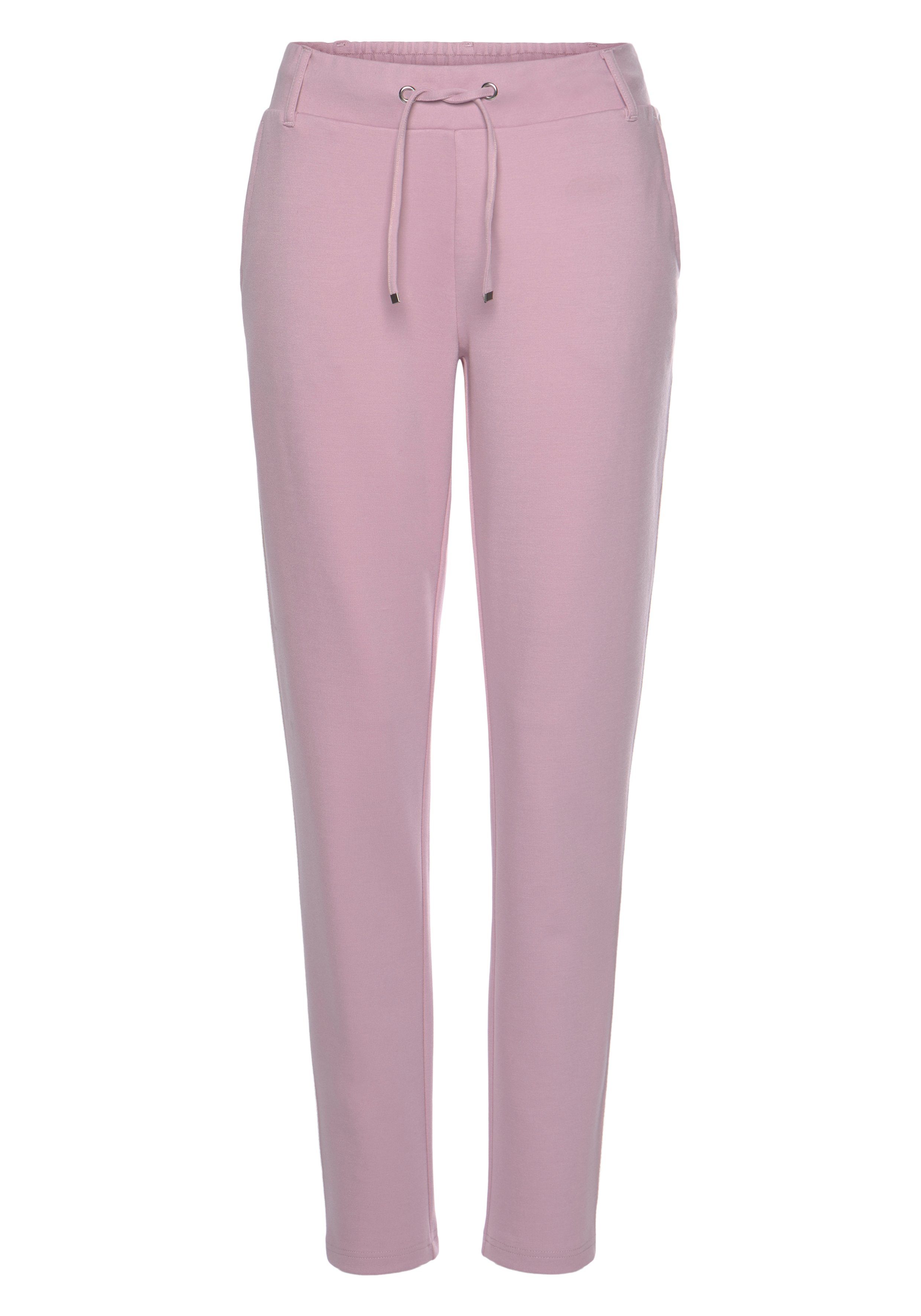 Lascana Jogpants met sportieve zijstrepen, loungewear