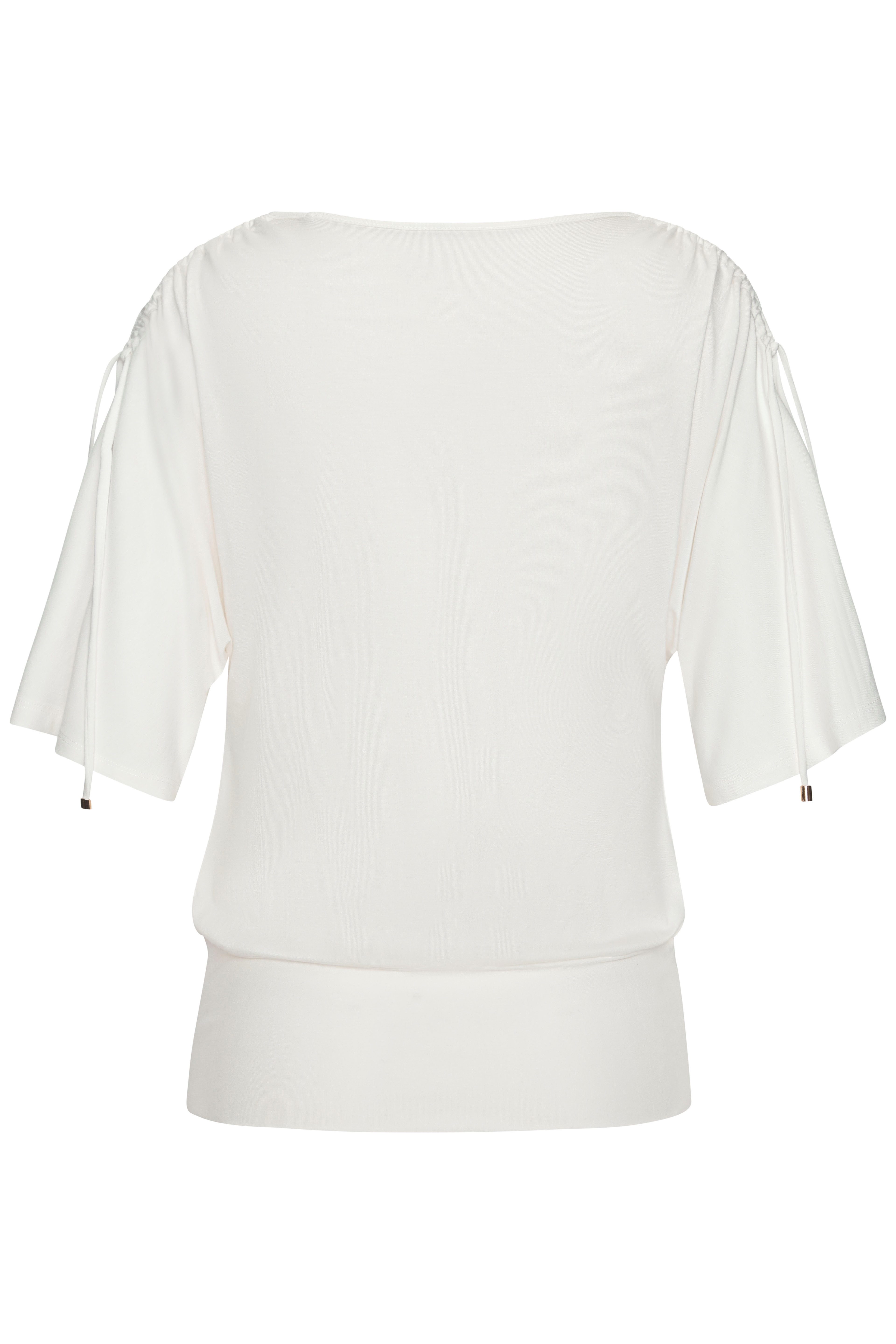 Lascana Shirt met ronde hals Met variabele mouwlengte van zachte viscose-stretch