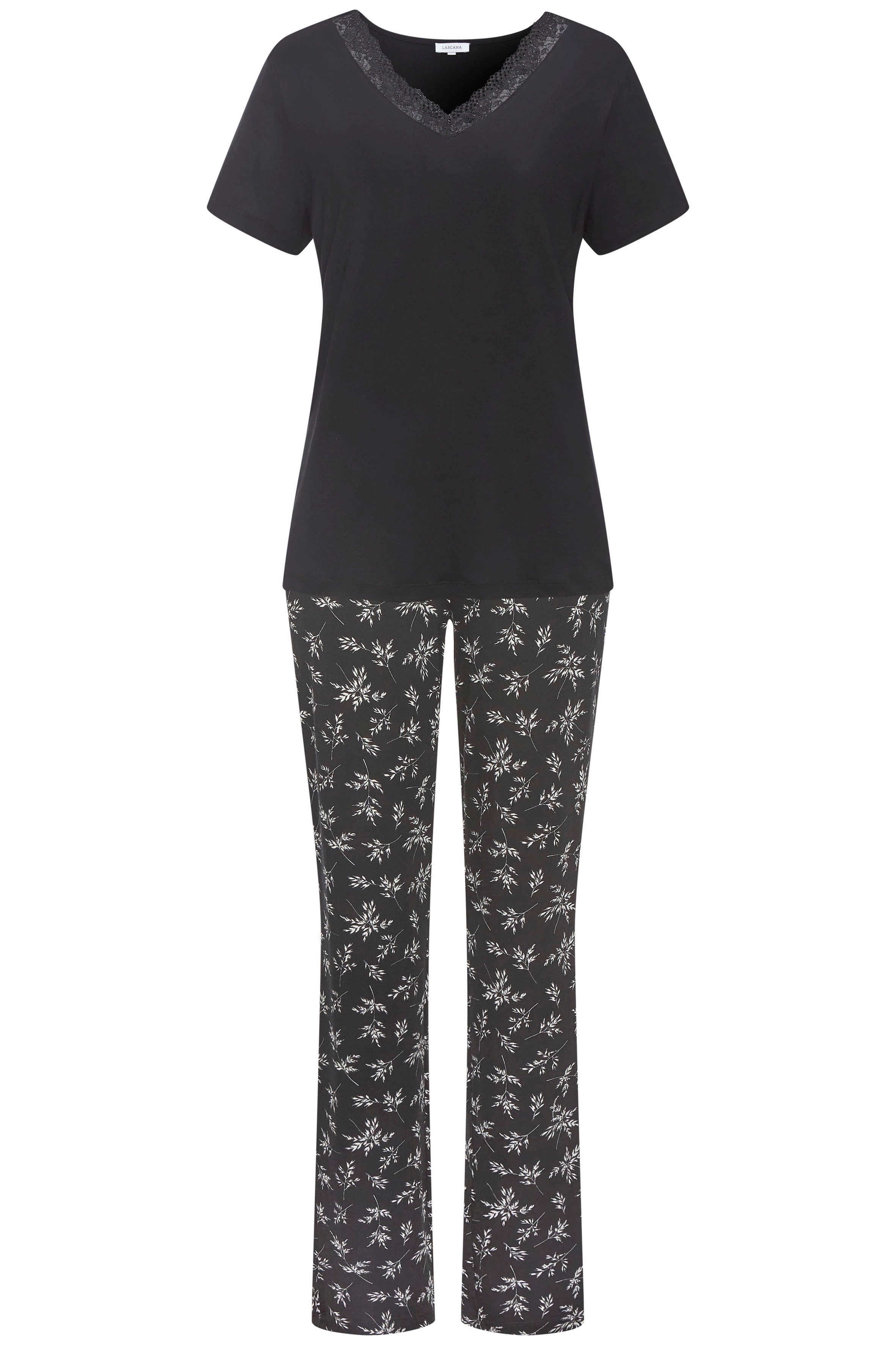 Vivance Dreams Pyjama met leuke bloemenprint (set, 2-delig)