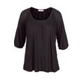 lascana pyjama in chique layer-look (2-delig, 1 stuk) zwart