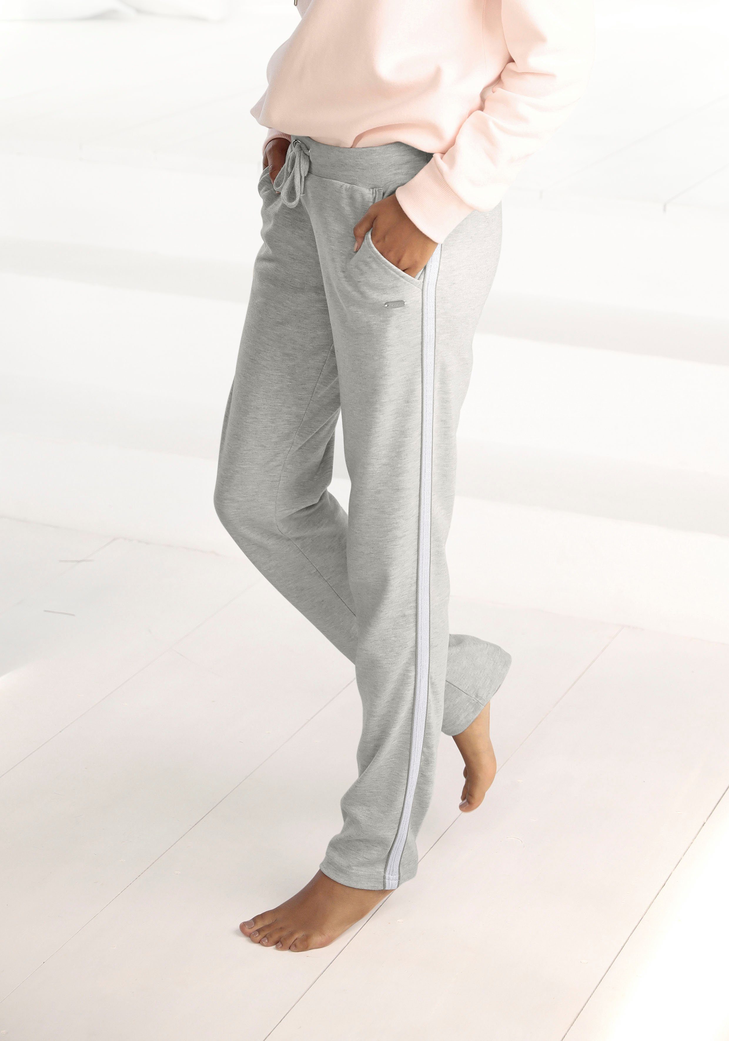 Bench. Loungewear Homewearbroek met metallic-strepen, loungewear, loungepak